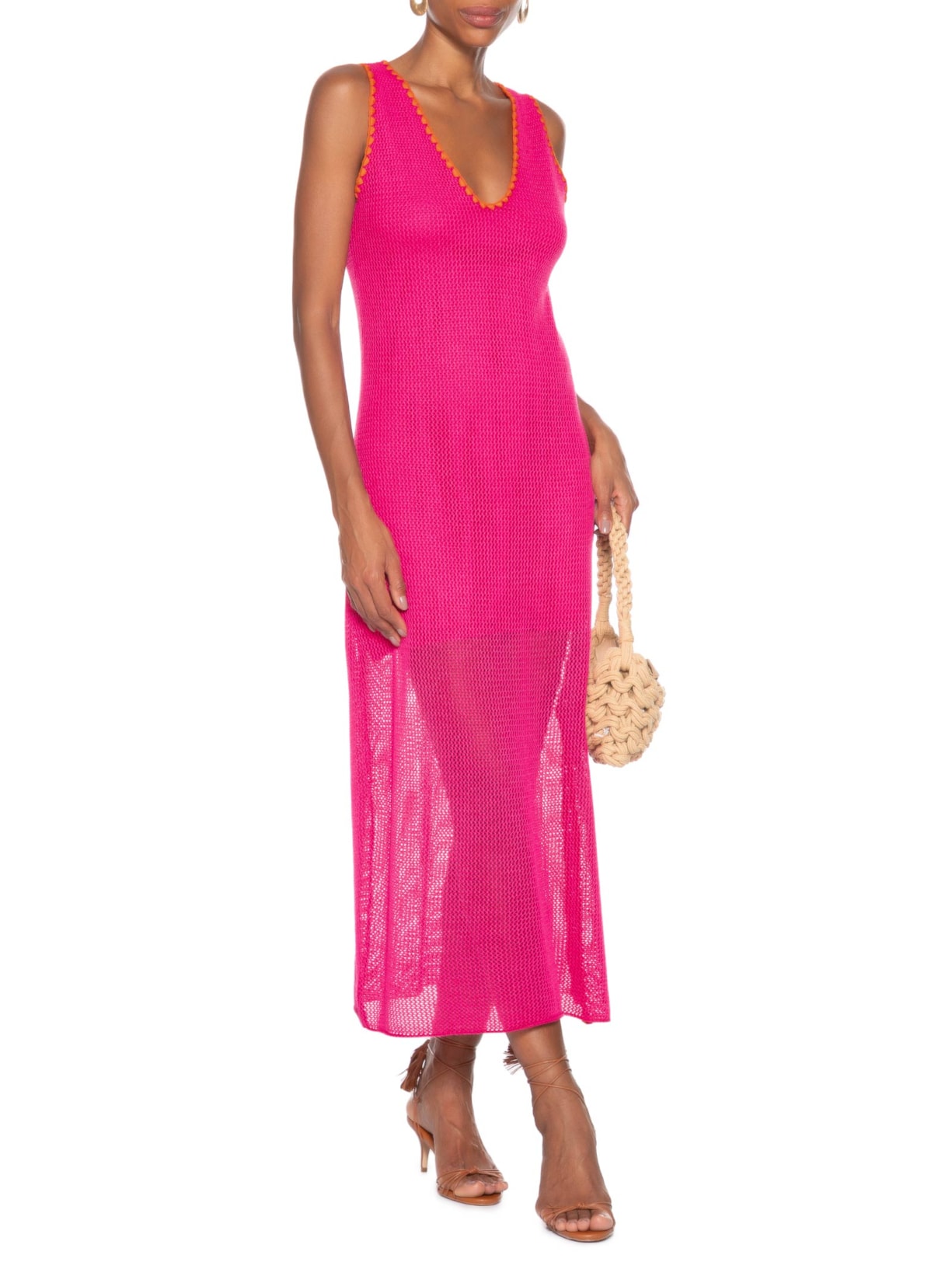 Vestido Mirian Bicolor Rosa Le Lis