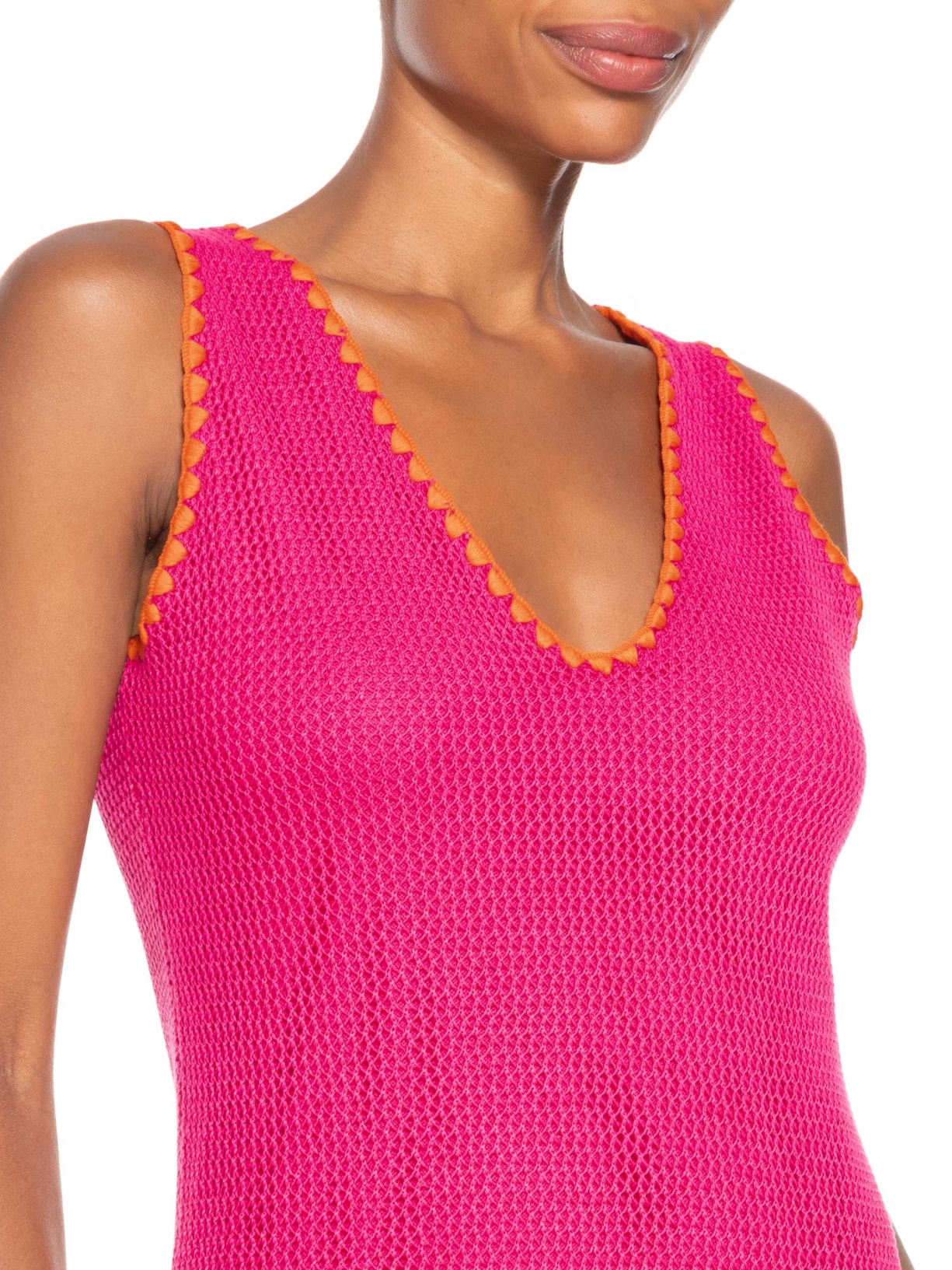 Vestido Mirian Bicolor Rosa Le Lis