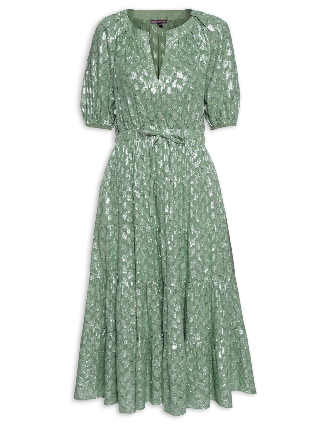 Vestido Misty Lurex - Verde