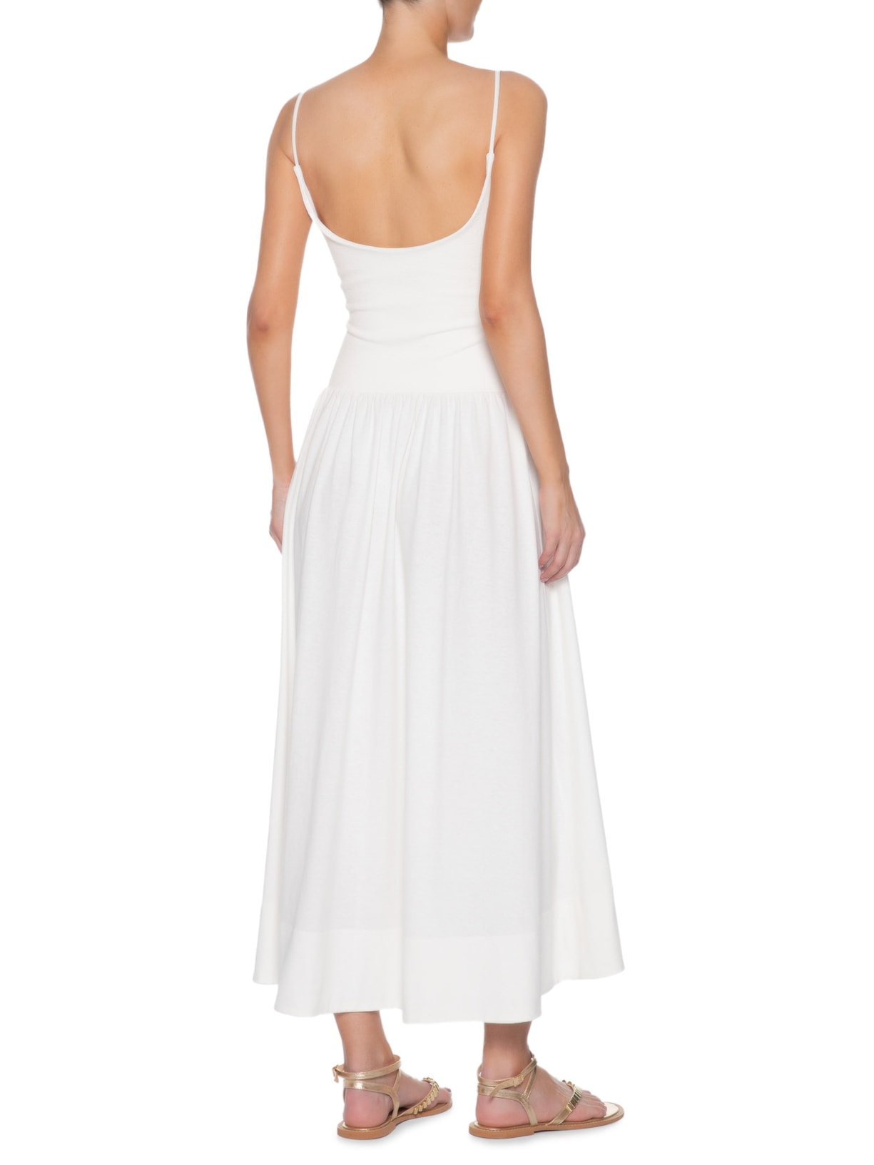 Vestido Mix Malhas Branco Dress To