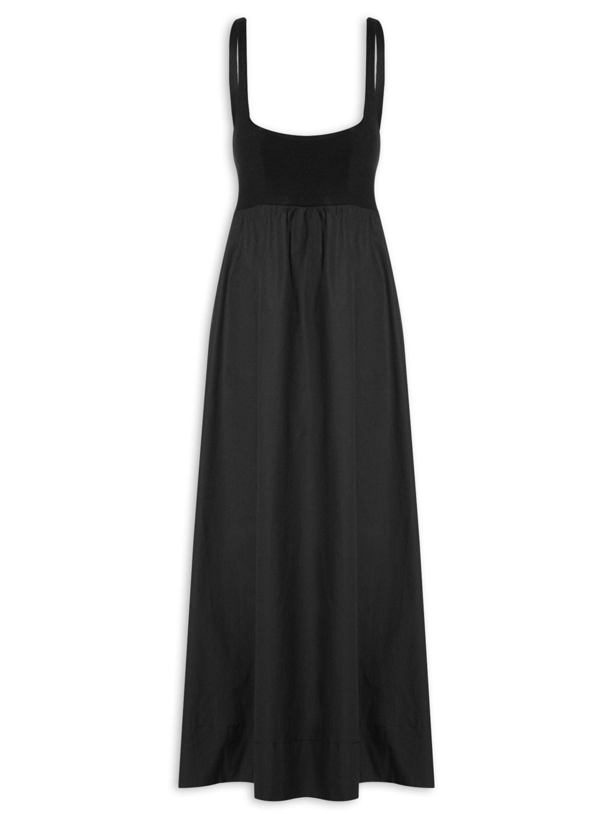 Vestido Mix - Preto