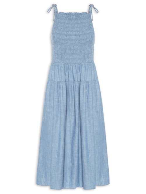 Vestido Mônaco Cotton - Azul