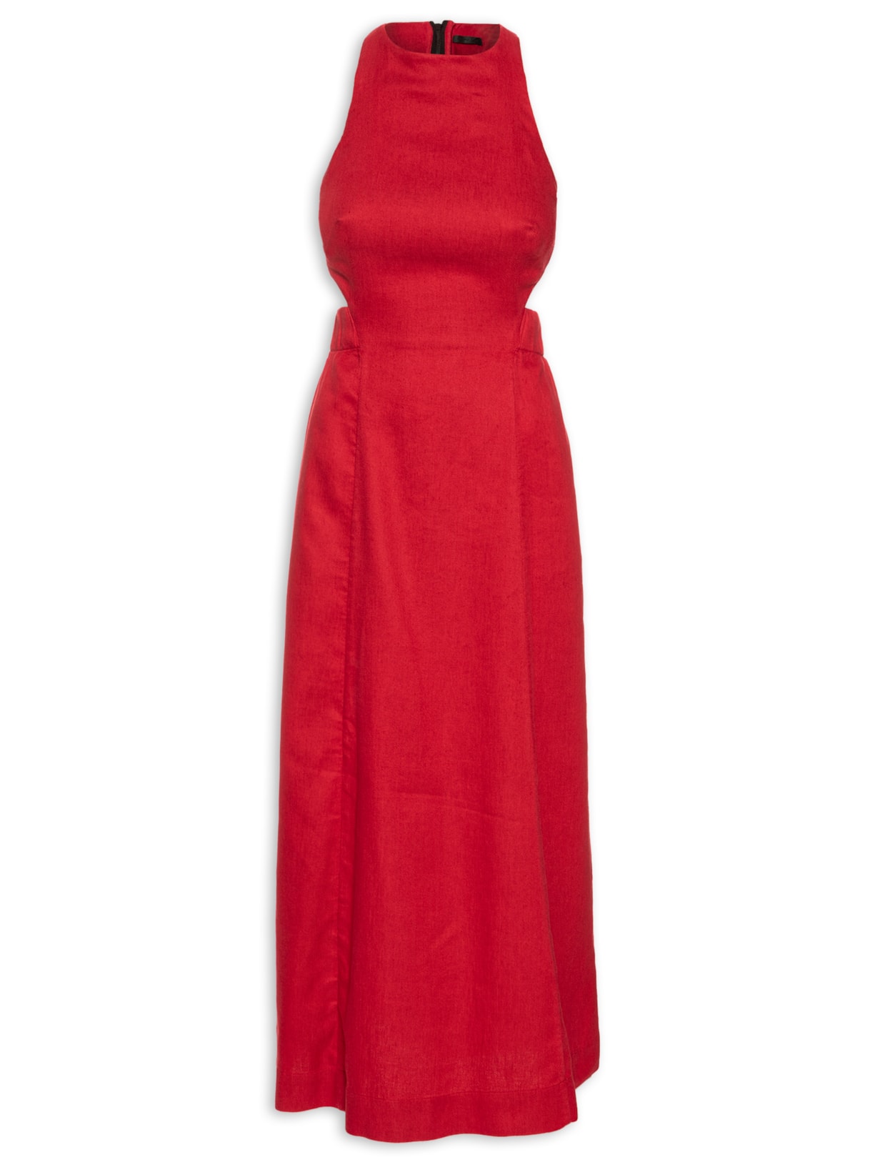 Vestido Nadador Franzido - Vermelho