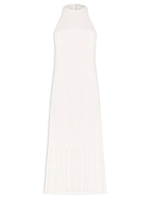 Vestido Nadador Plisse - Bege