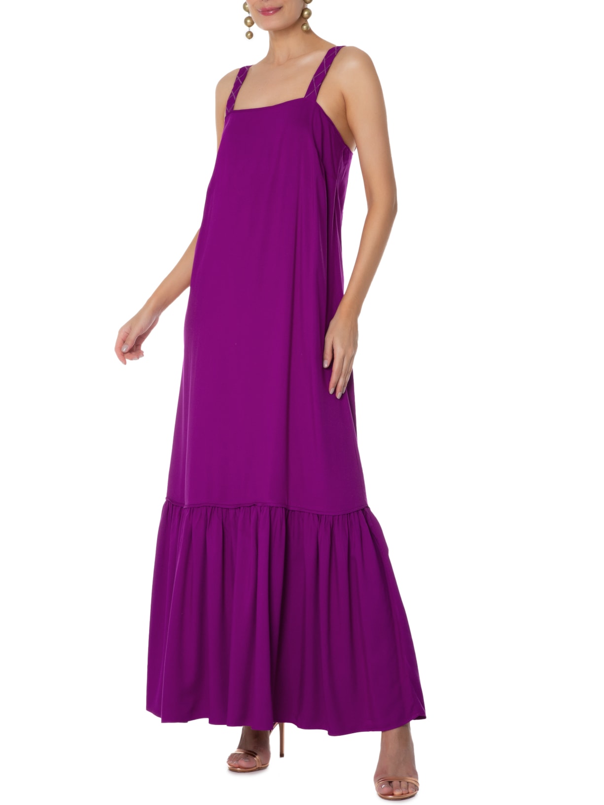 Vestido Najla Roxo Oasis
