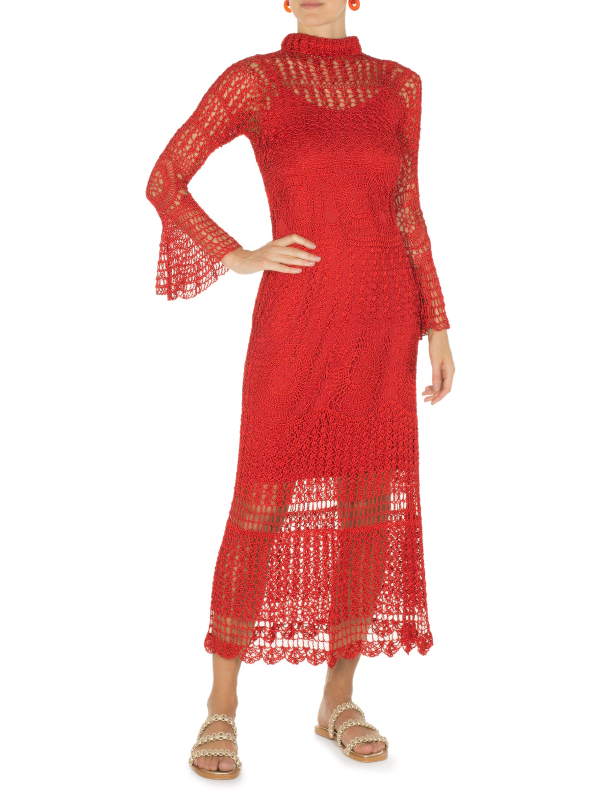 Vestido Naomi Vermelho Andrea Almeida