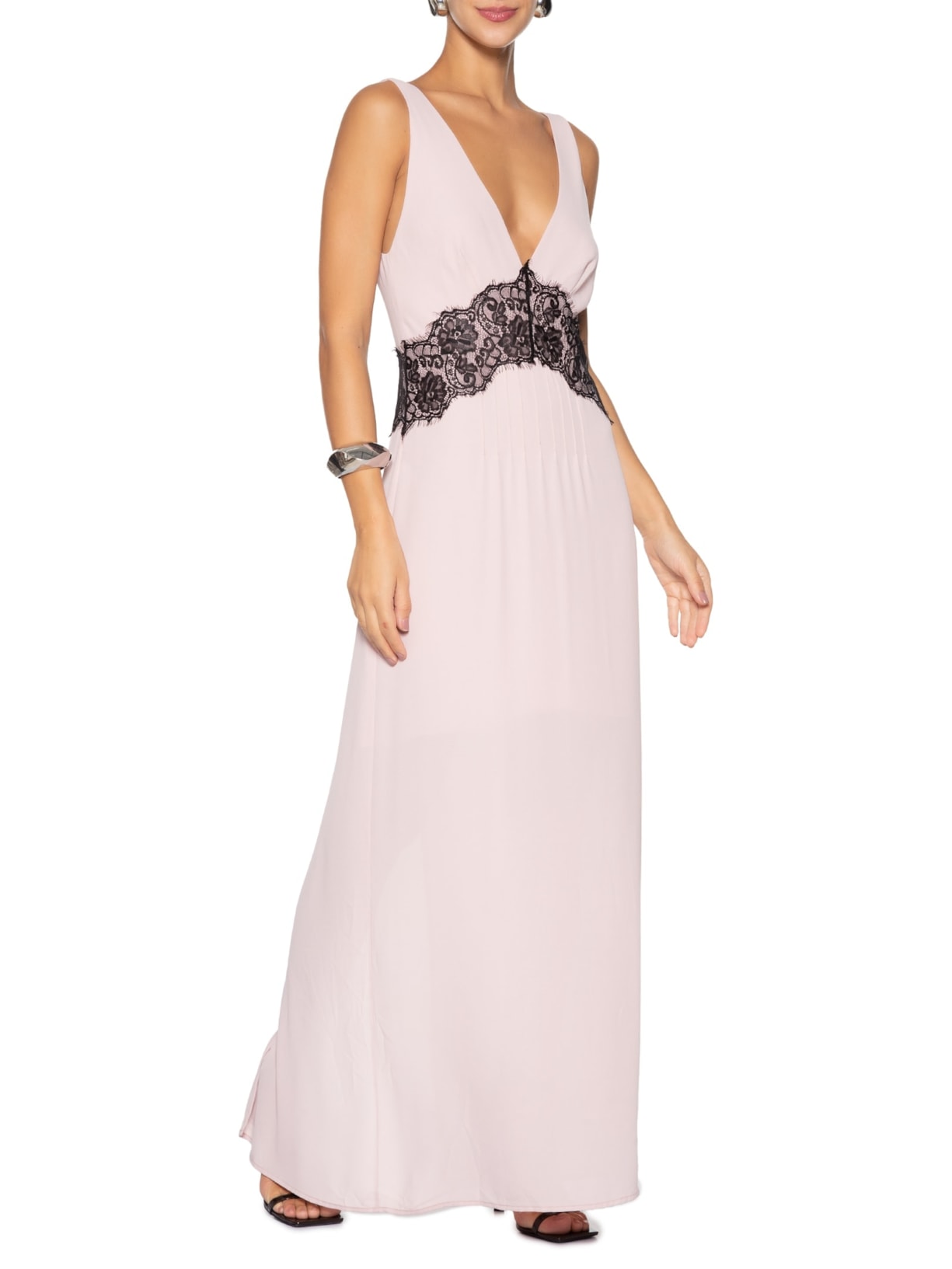 Vestido Nephele Rosa Carol Bassi