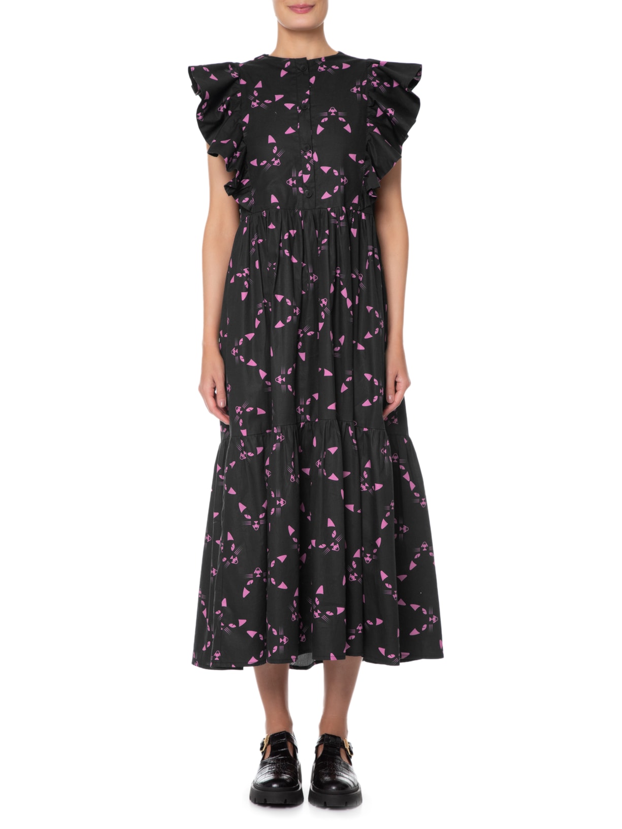 Vestido Night Cat Preto Gude