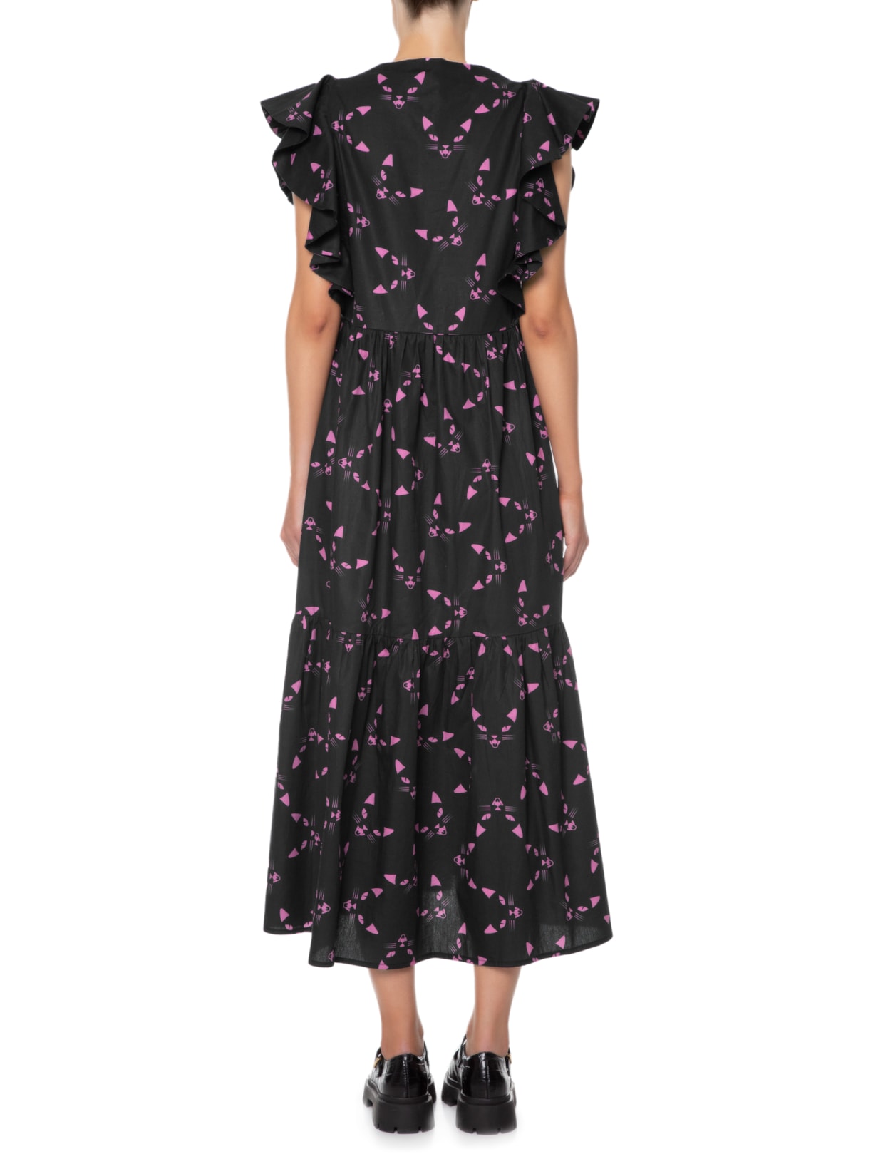 Vestido Night Cat Preto Gude