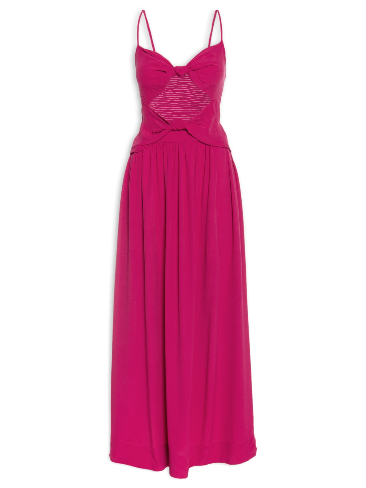 Vestido Nó Frente Rosa Farm