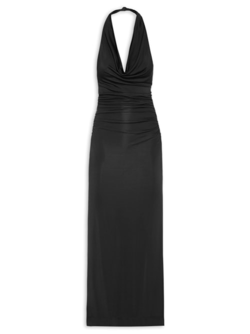 Vestido Nó Frente Única - Preto