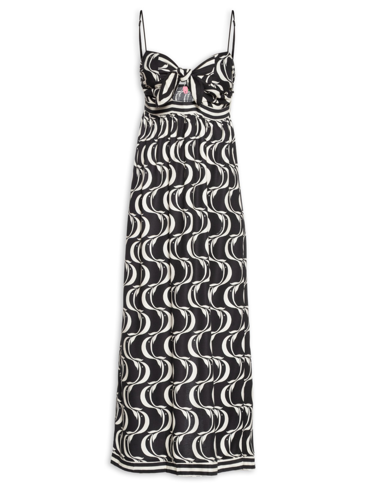 Vestido Nó Peixe Copa - Preto