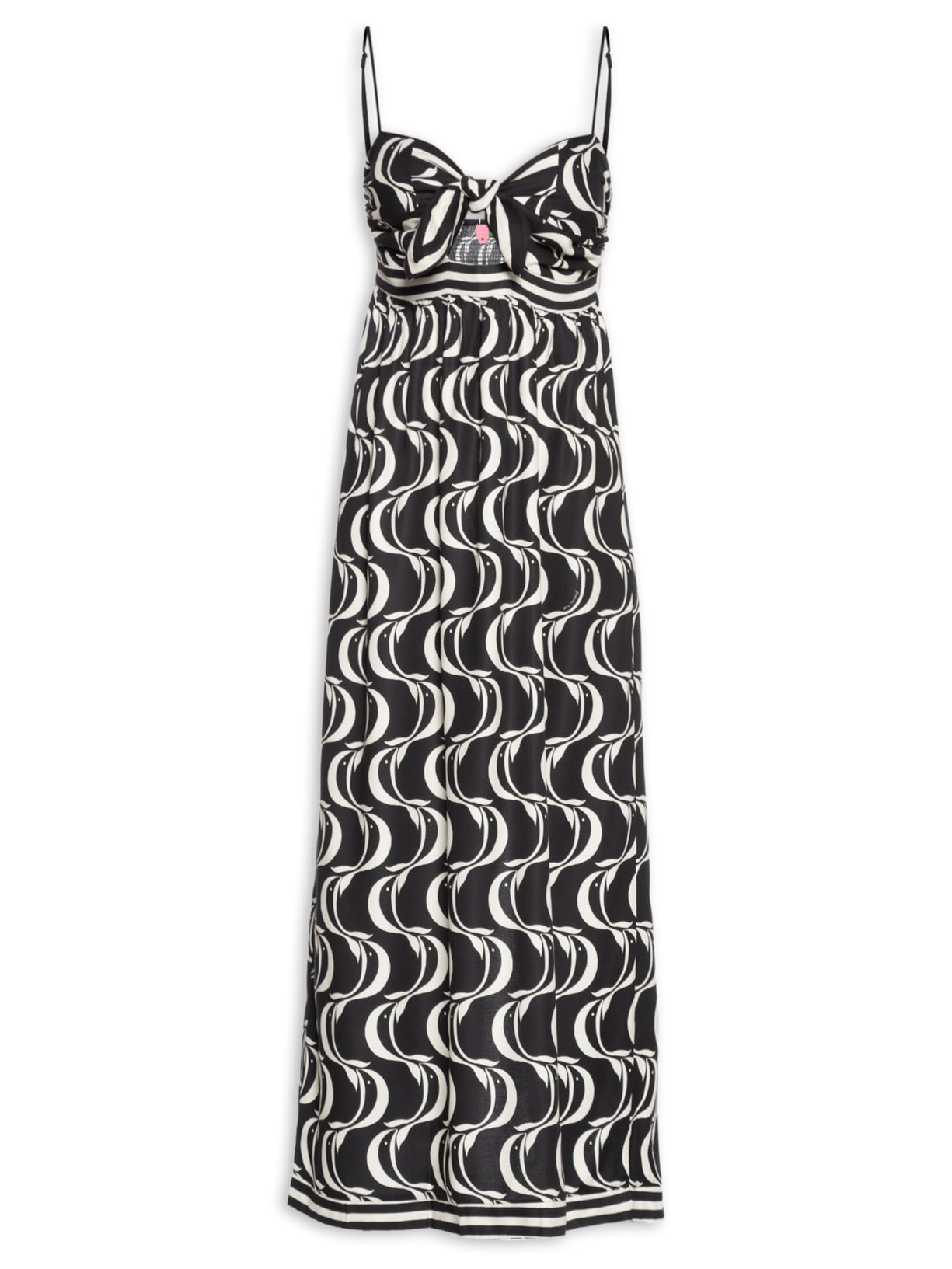 Vestido Nó Peixe Copa Preto Farm