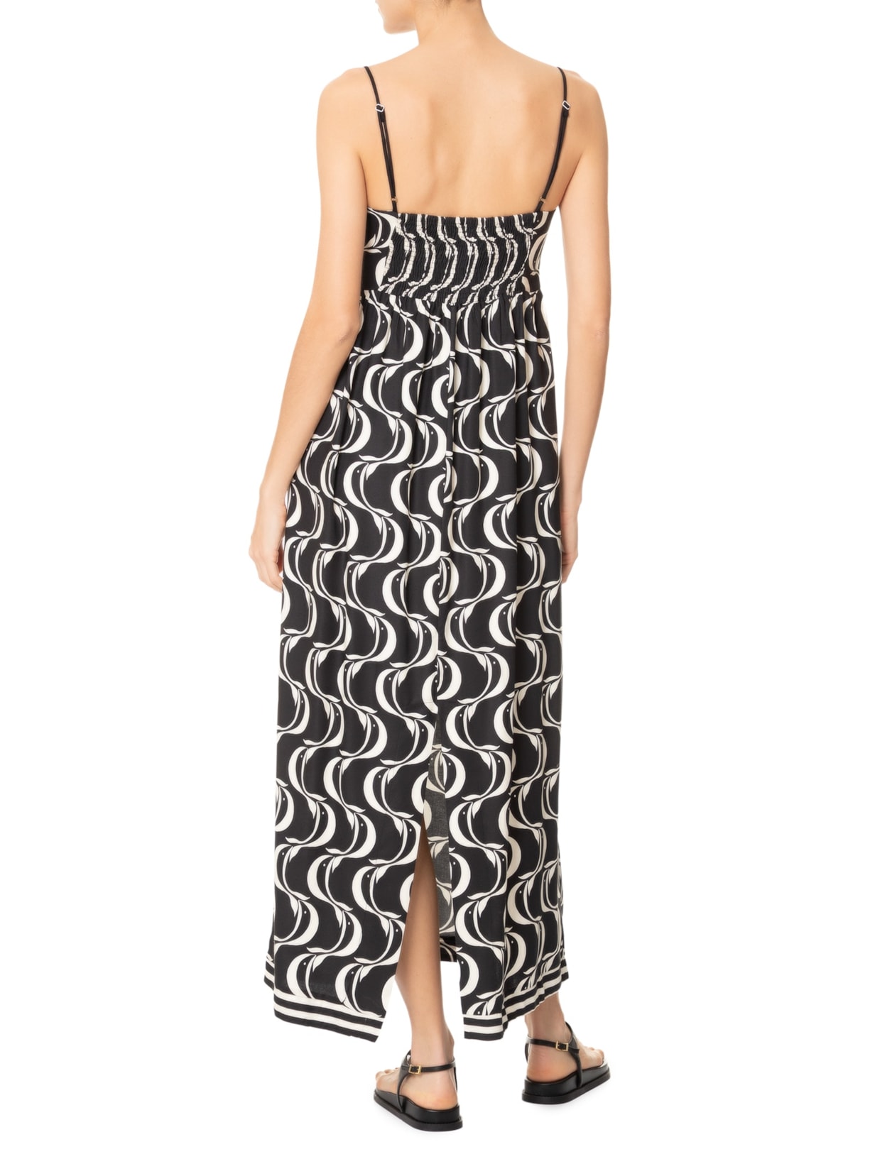 Vestido Nó Peixe Copa Preto Farm