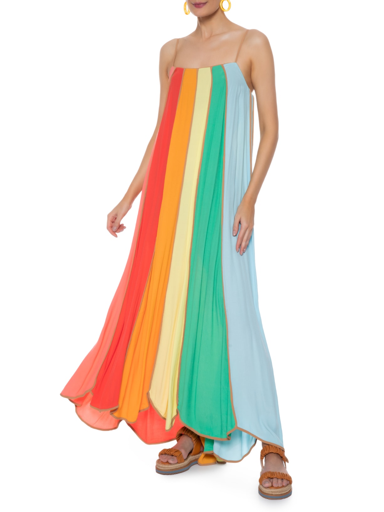 Vestido Nuvem Patch Verde Farm