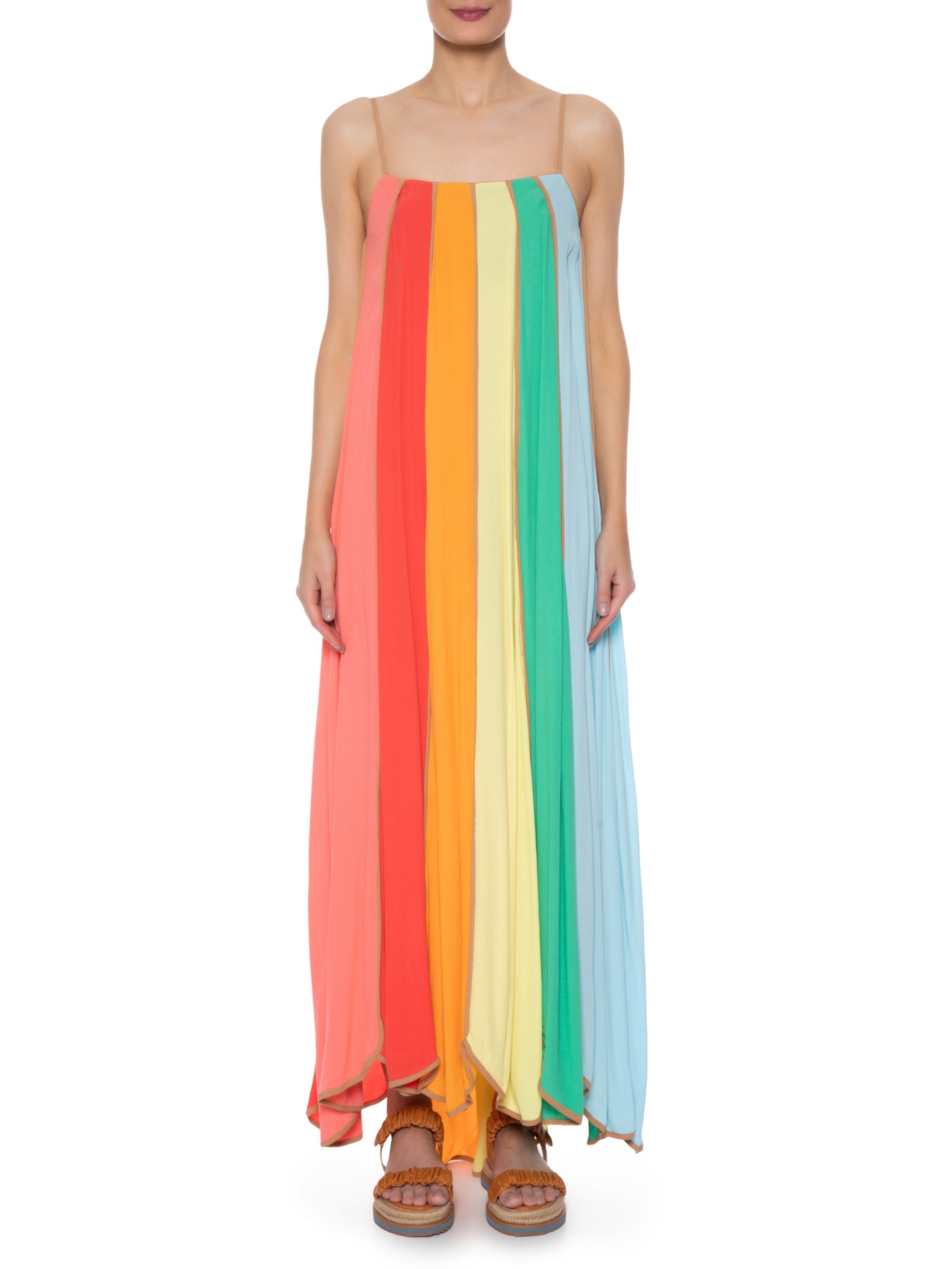 Vestido Nuvem Patch Verde Farm