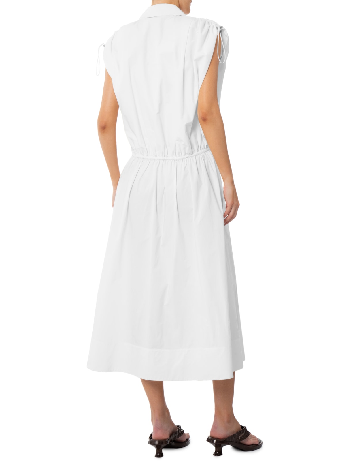 Vestido Nylon Sky Isis Branco Nk