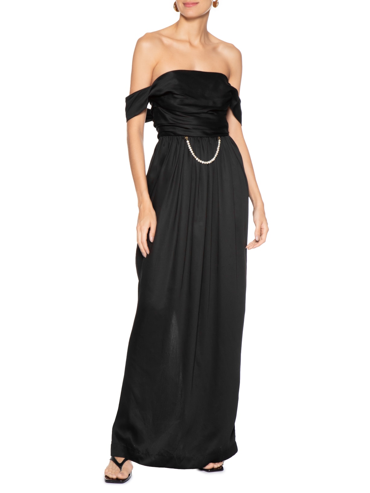 Vestido O Tempo Preto Aluf