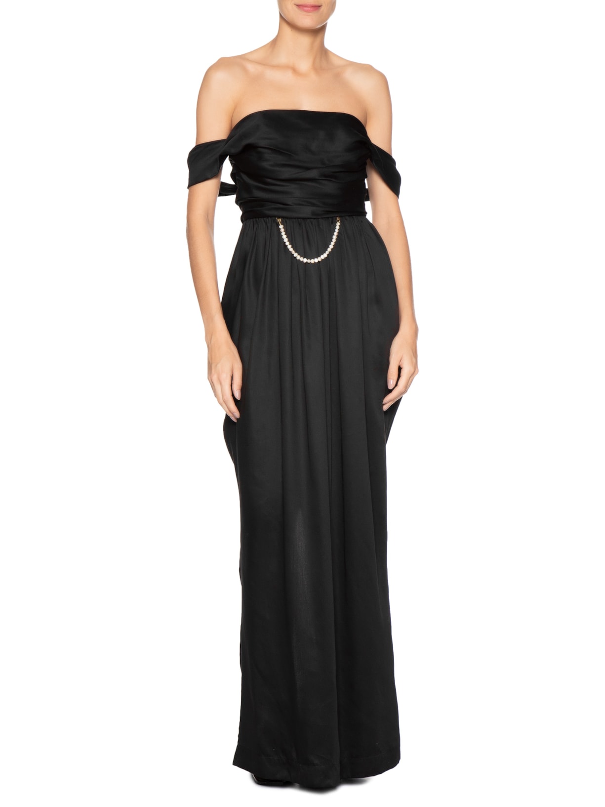 Vestido O Tempo Preto Aluf