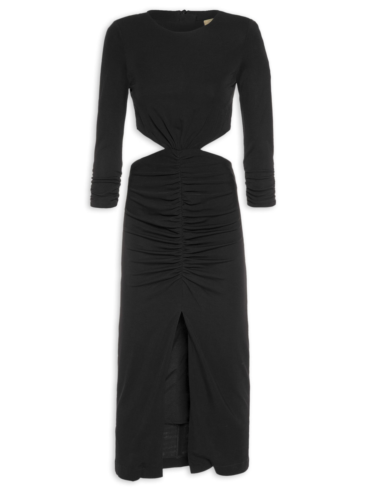 Vestido Olivia Liso - Preto