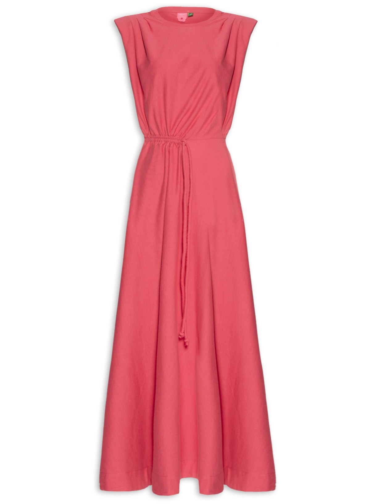 Vestido Ombreira Túnel Lateral - Rosa