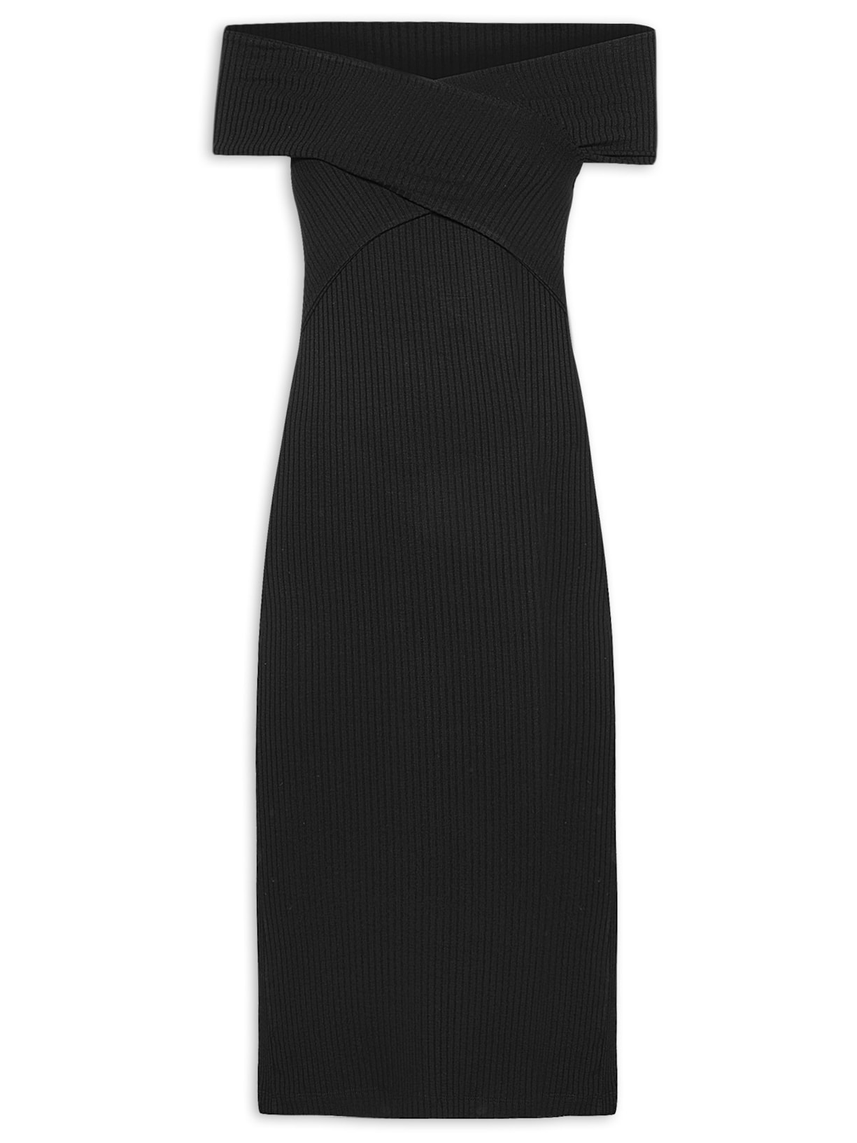 Vestido Ombro a Ombro - Preto