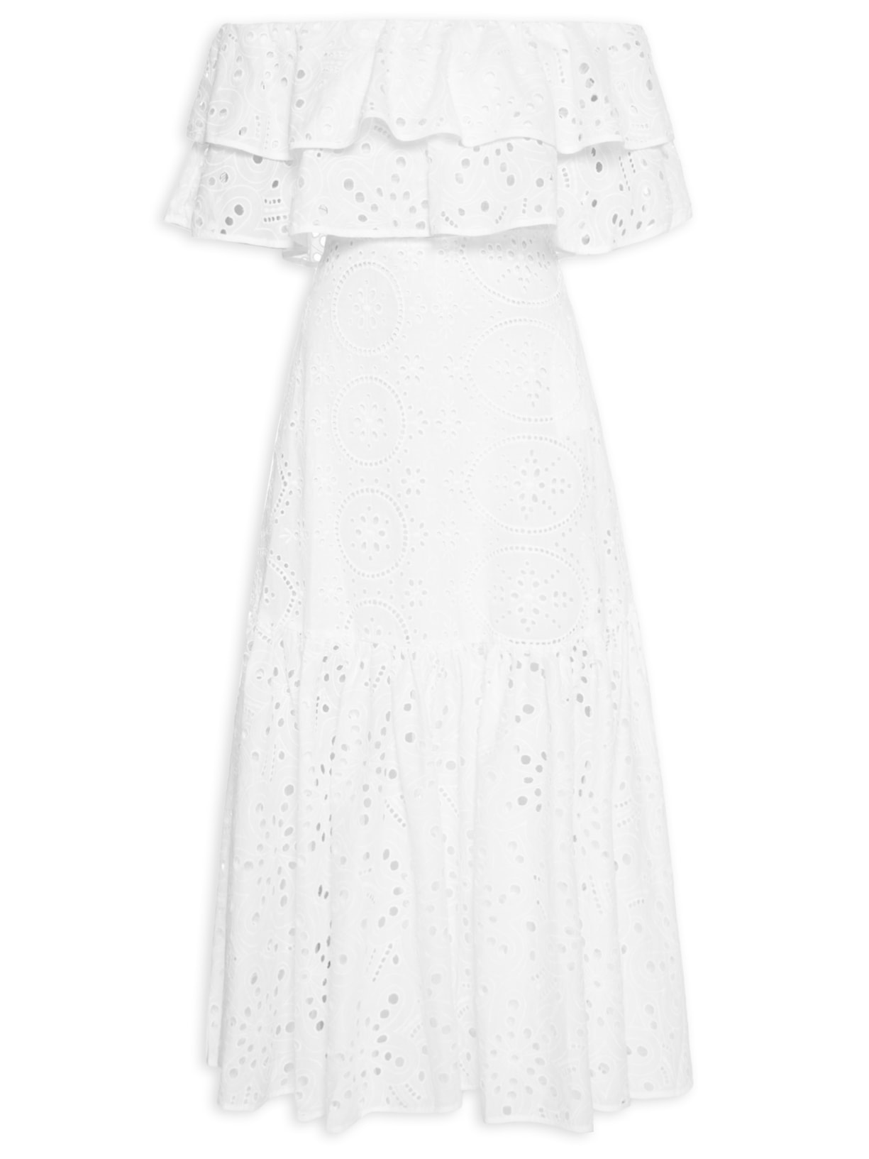 Vestido Ombro Camile II - Branco