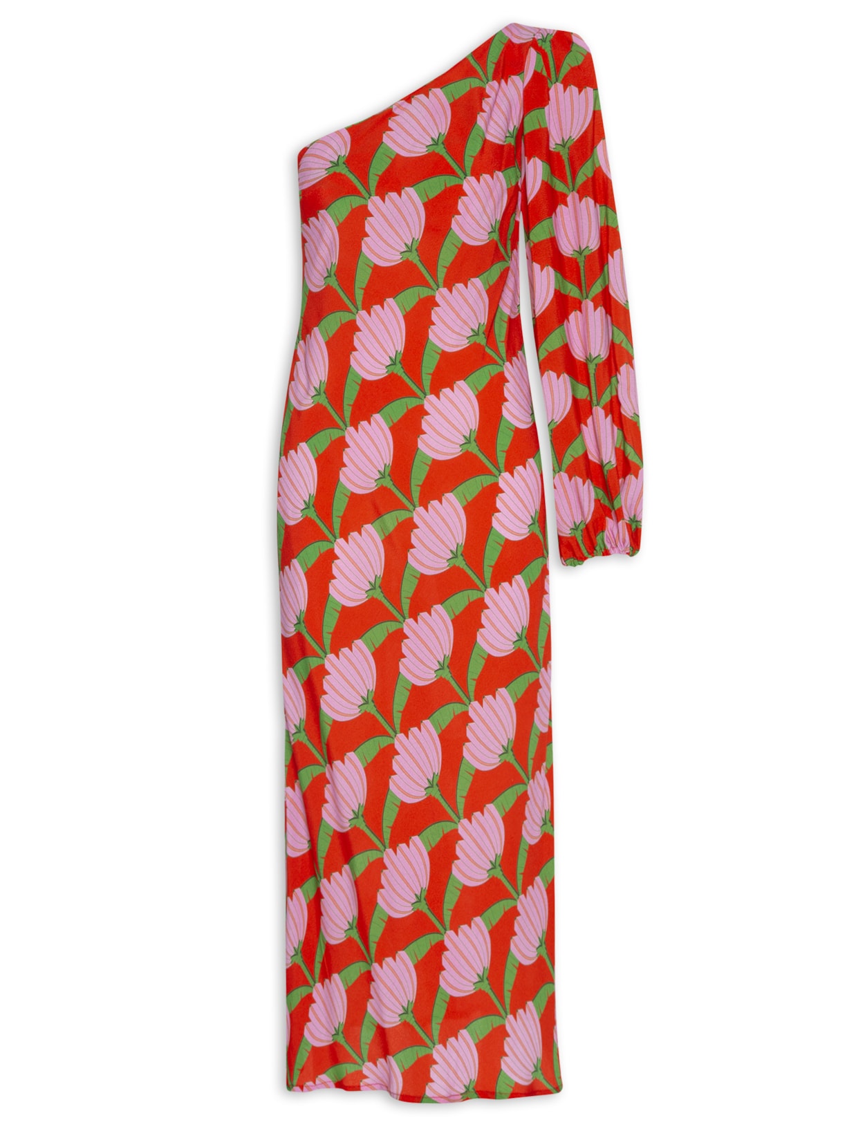 Vestido Ombro Só Banana Deco - Vermelho