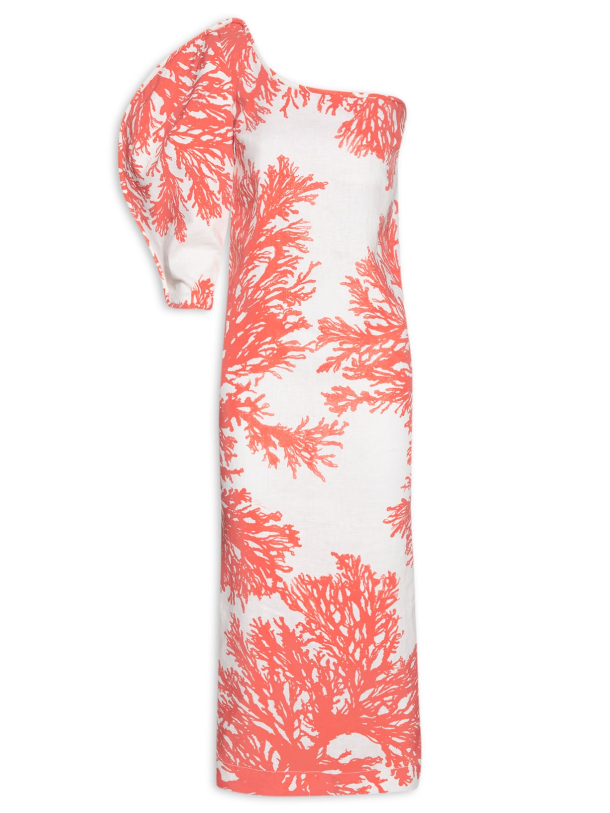 Vestido Ombro Só Coração - Vermelho