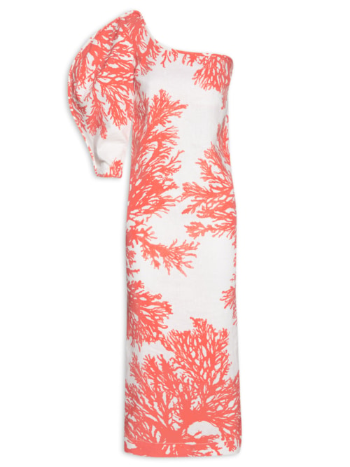 Vestido Ombro Só Coração - Vermelho