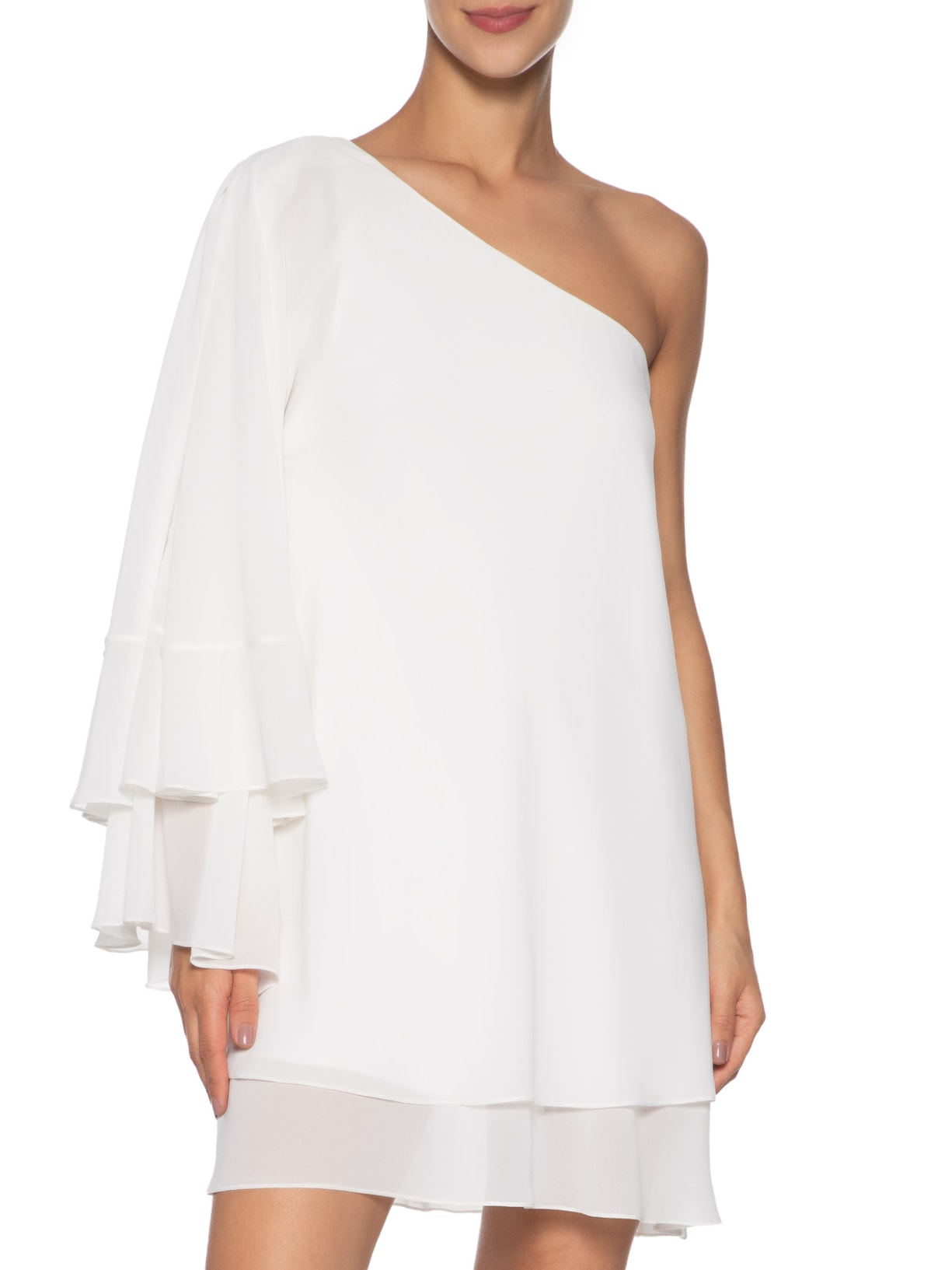 Vestido Ombro Só Faixa Off White Dress To