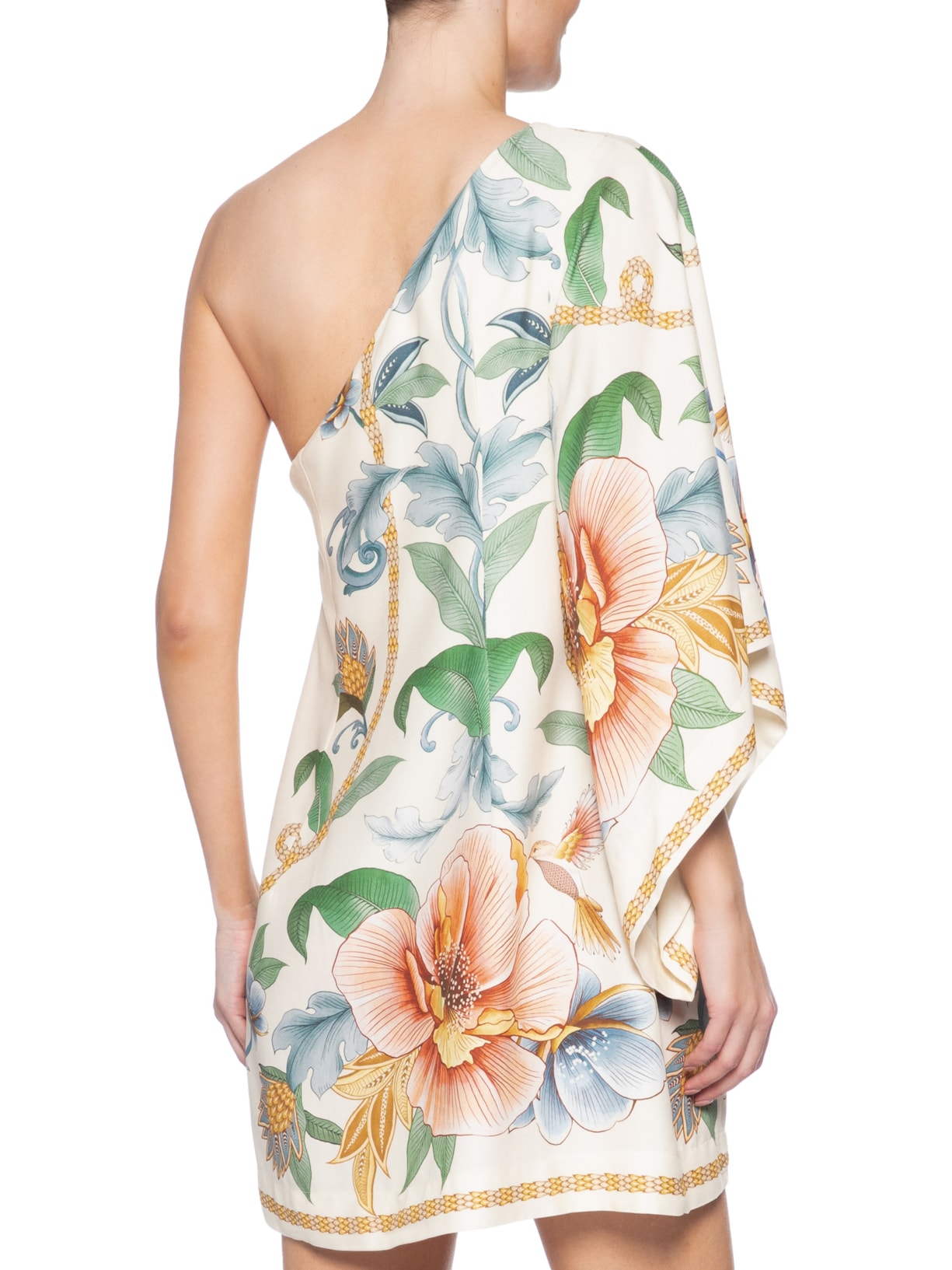 Vestido Ombro Só Jardim Real – Bege Farm