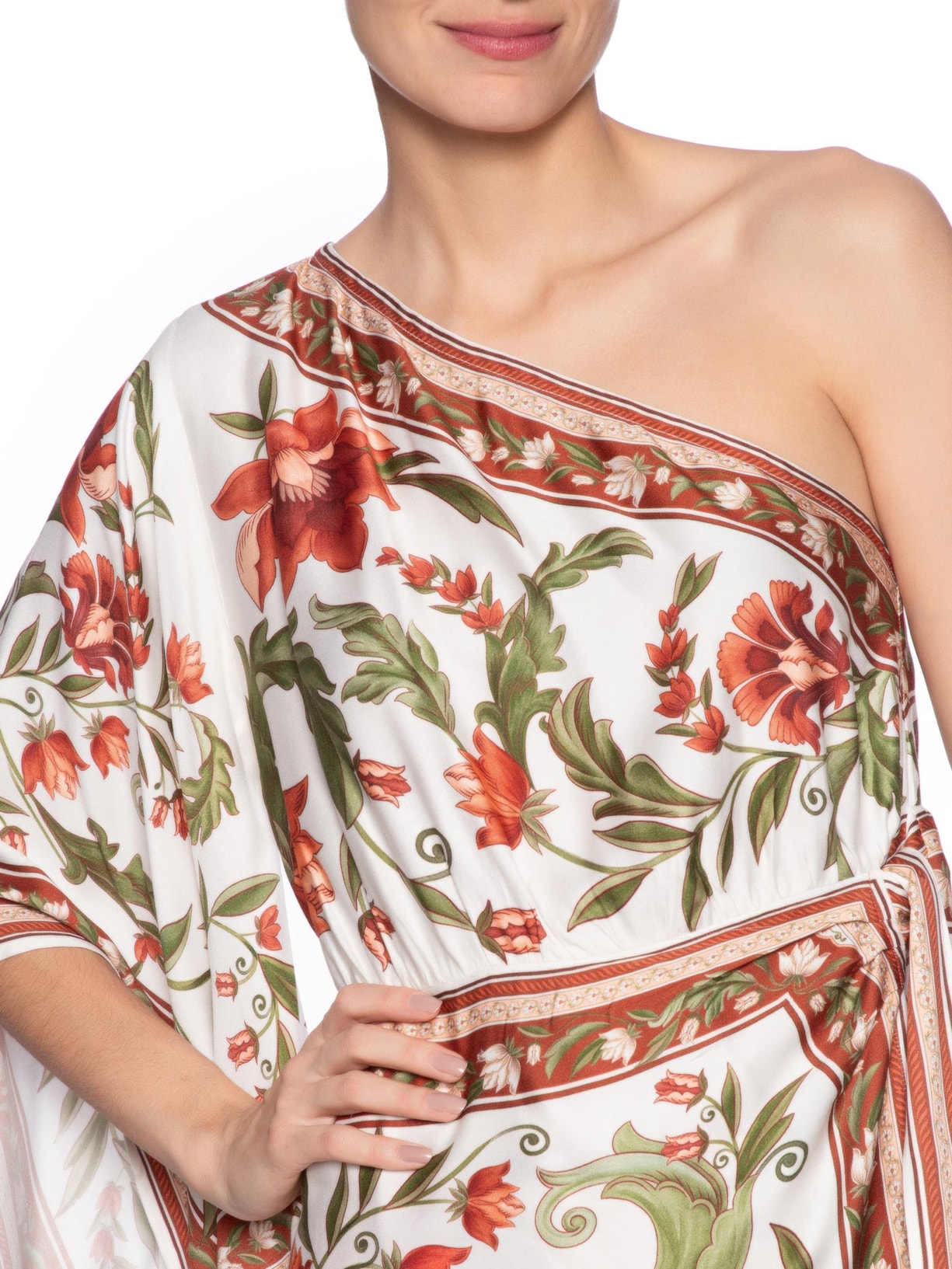 Vestido Ombro Só Natália Off White Farm