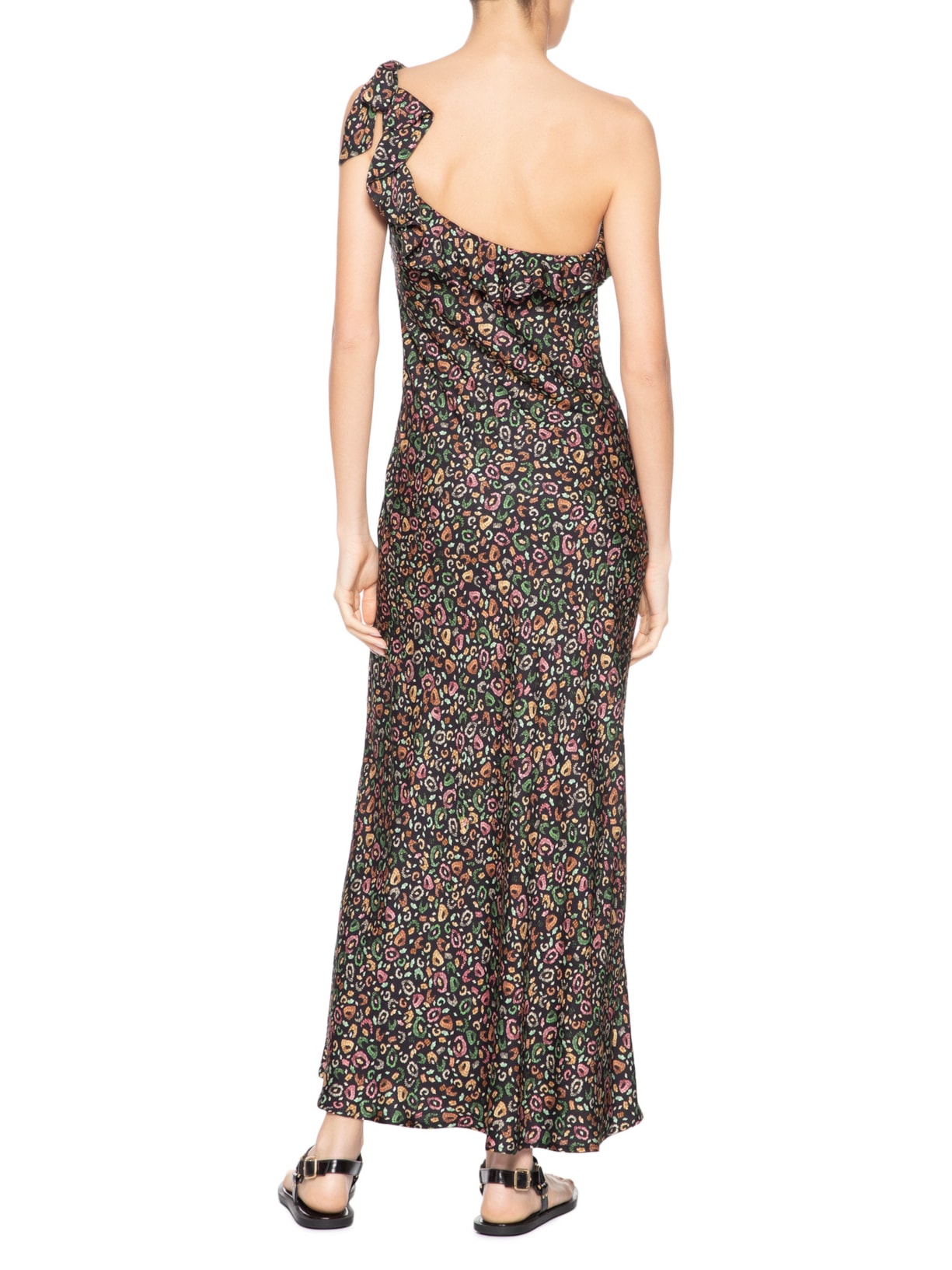 Vestido Ombro Só Onça Borogodó Preto Farm