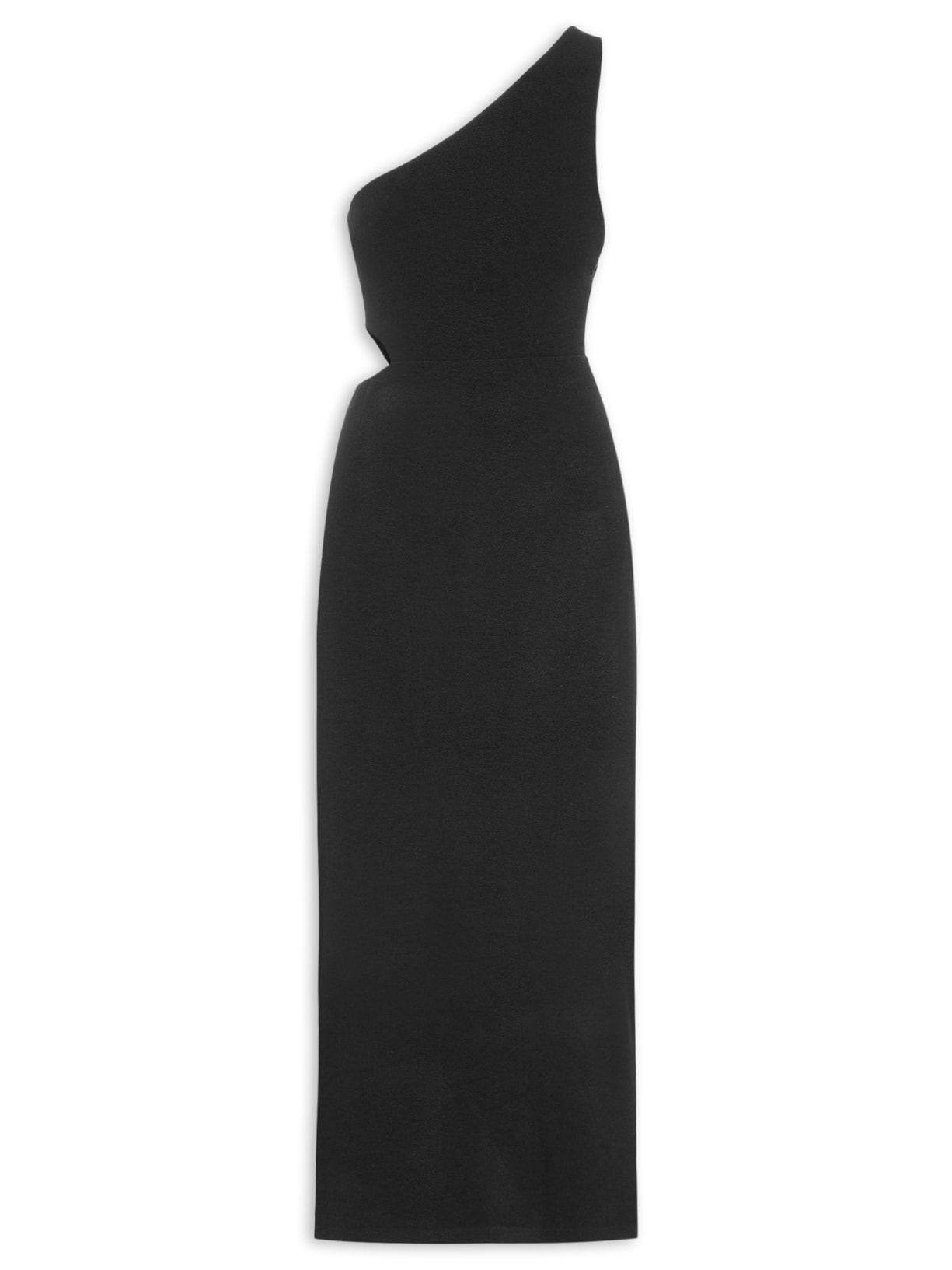 Vestido Ombro Só Recorte Preto Farm