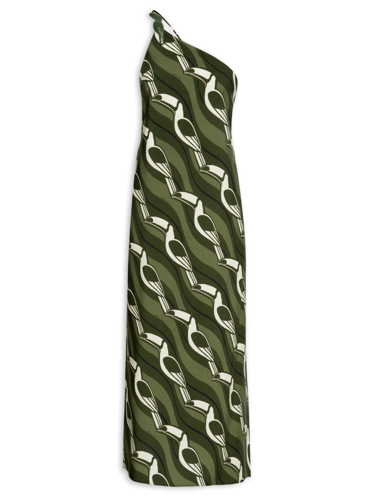 Vestido Ombro Só Tucano Gráfico - Verde