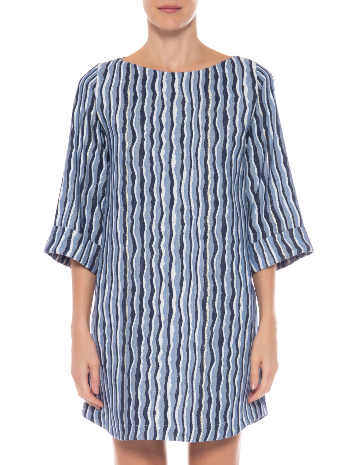 Vestido Ondas Azul Neriage