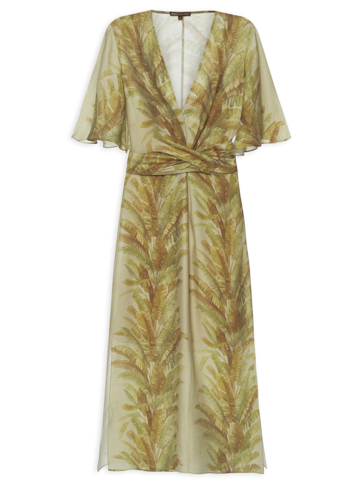Vestido Ondine Foliar Verde Bo.bô