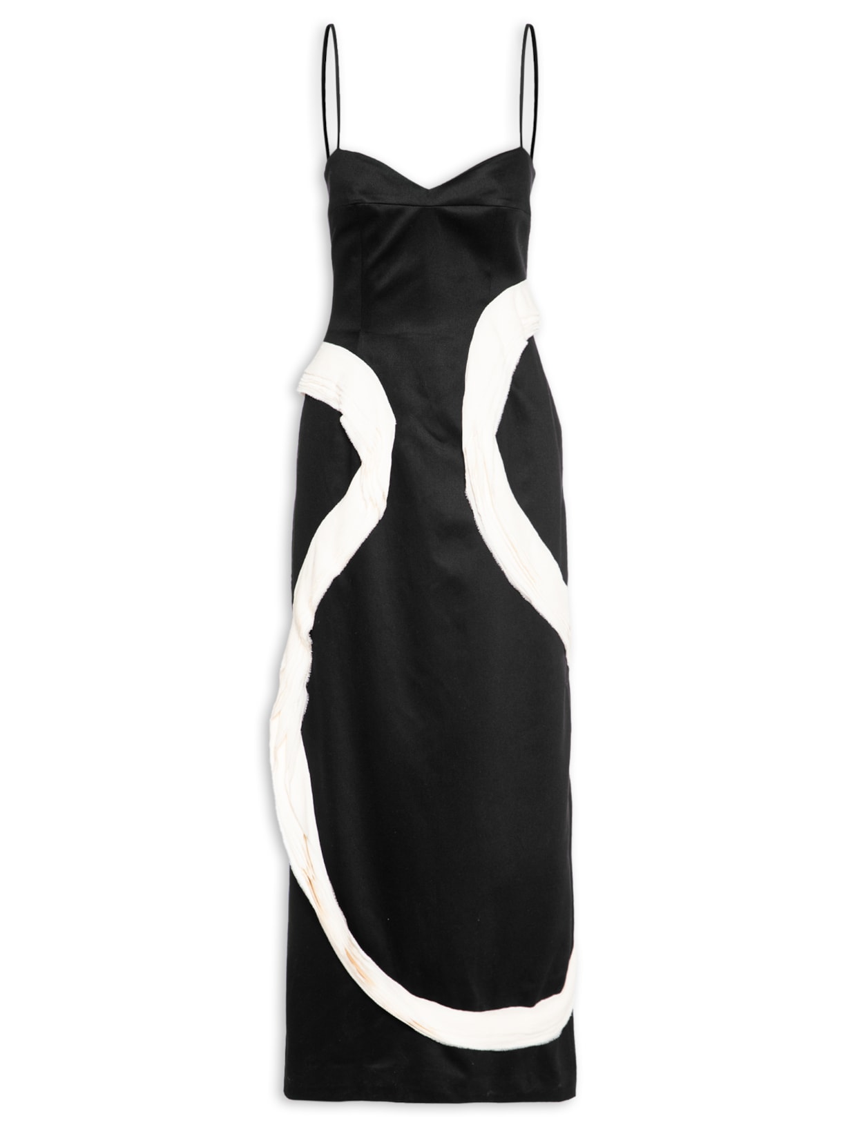 Vestido Orla Preto Aluf