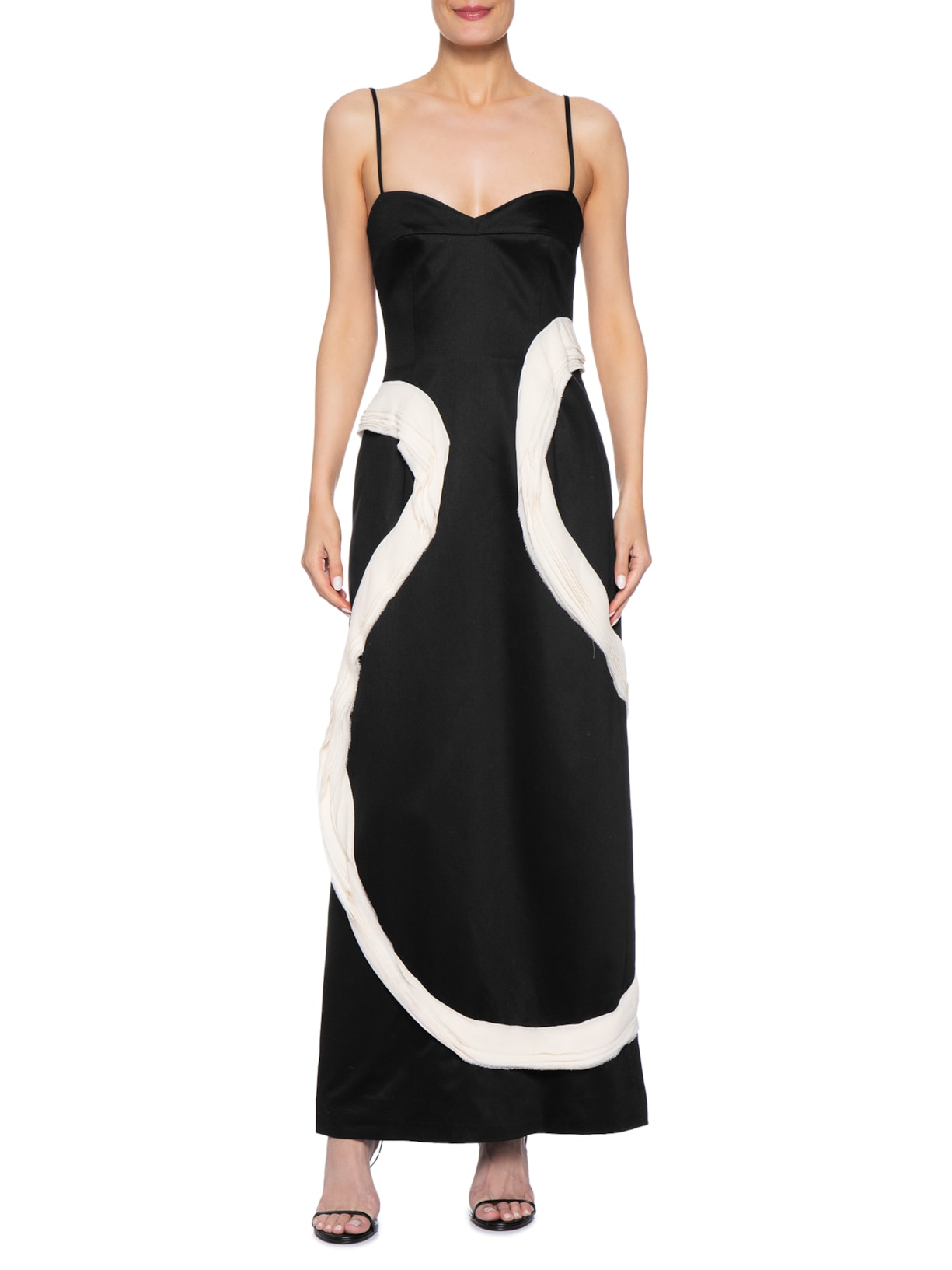 Vestido Orla Preto Aluf