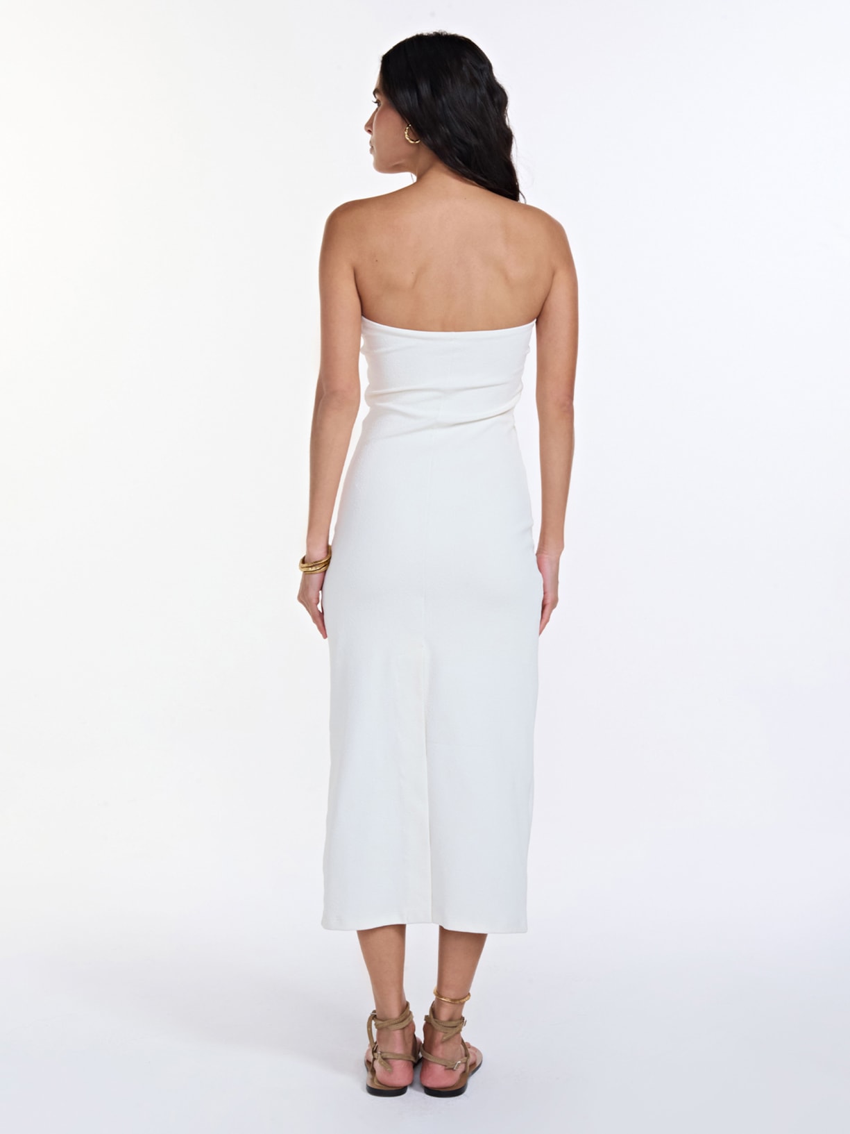 Vestido Ornela Branco Triya