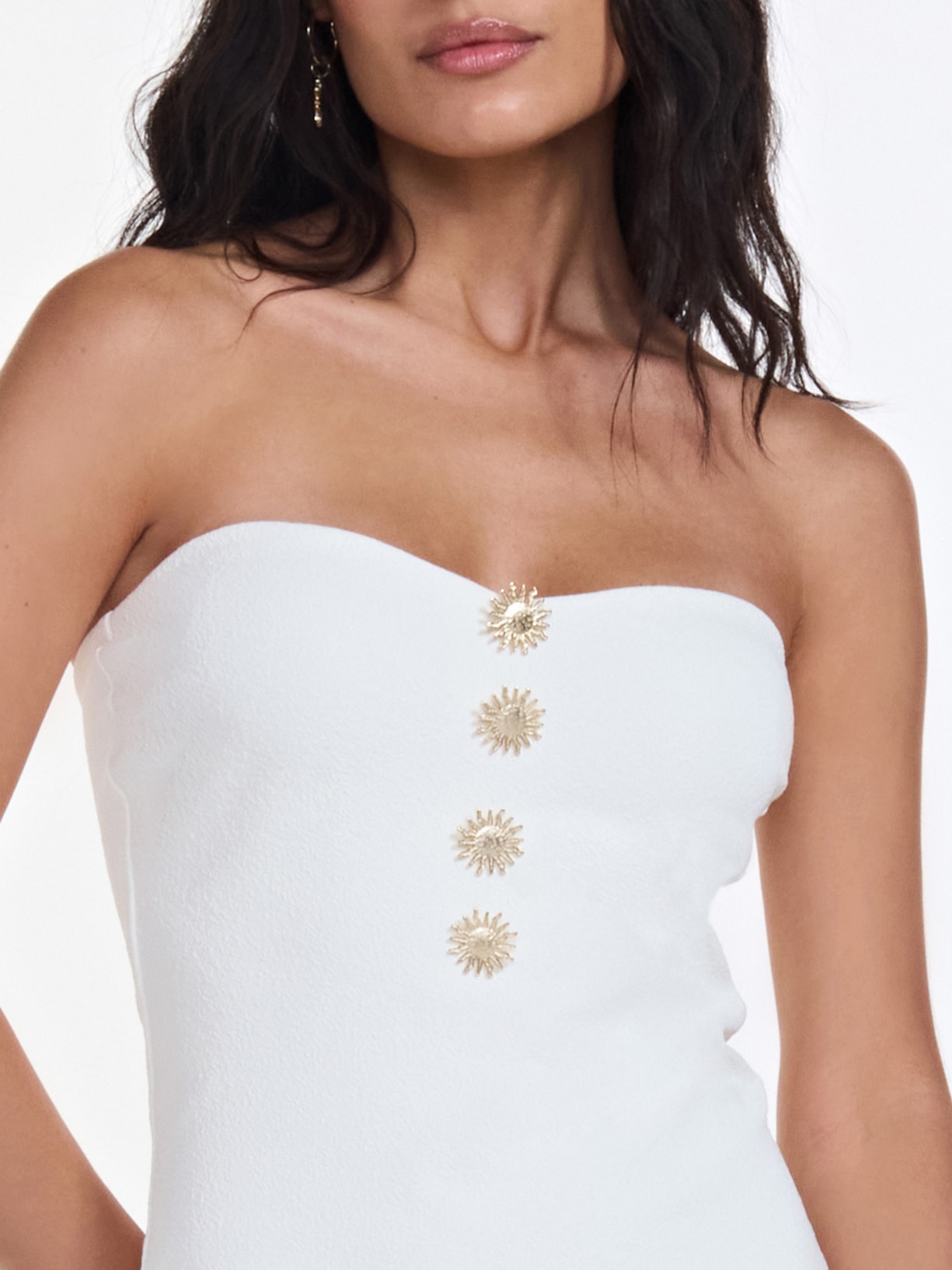 Vestido Ornela Branco Triya