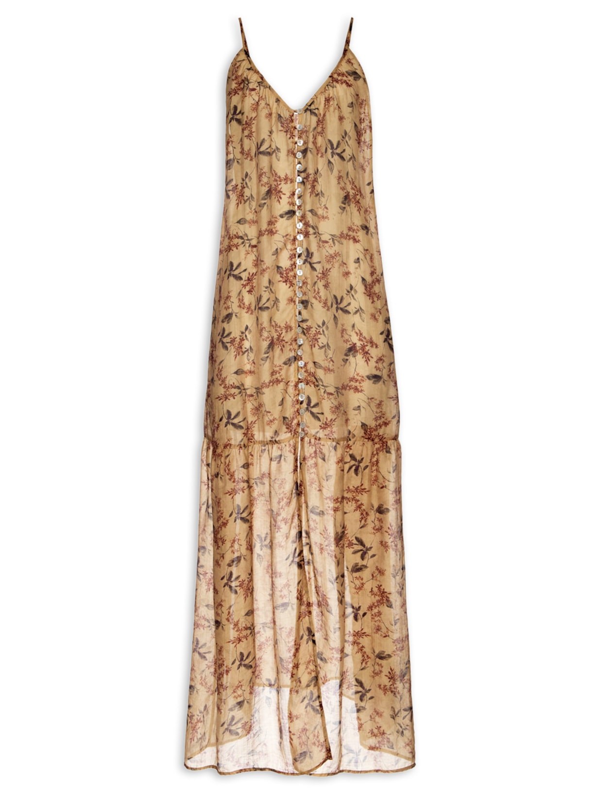 Vestido Orquidário - Amarelo