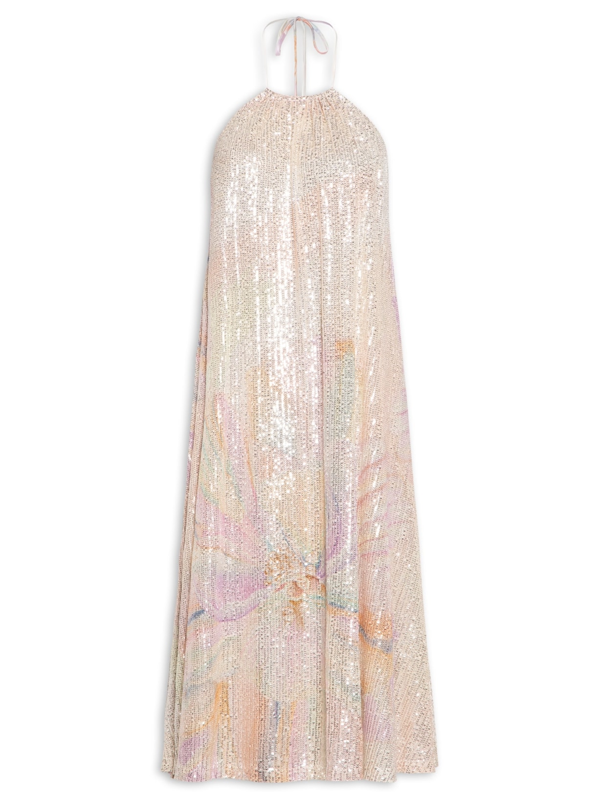 Vestido Paetê Perolado Mar - Rosa