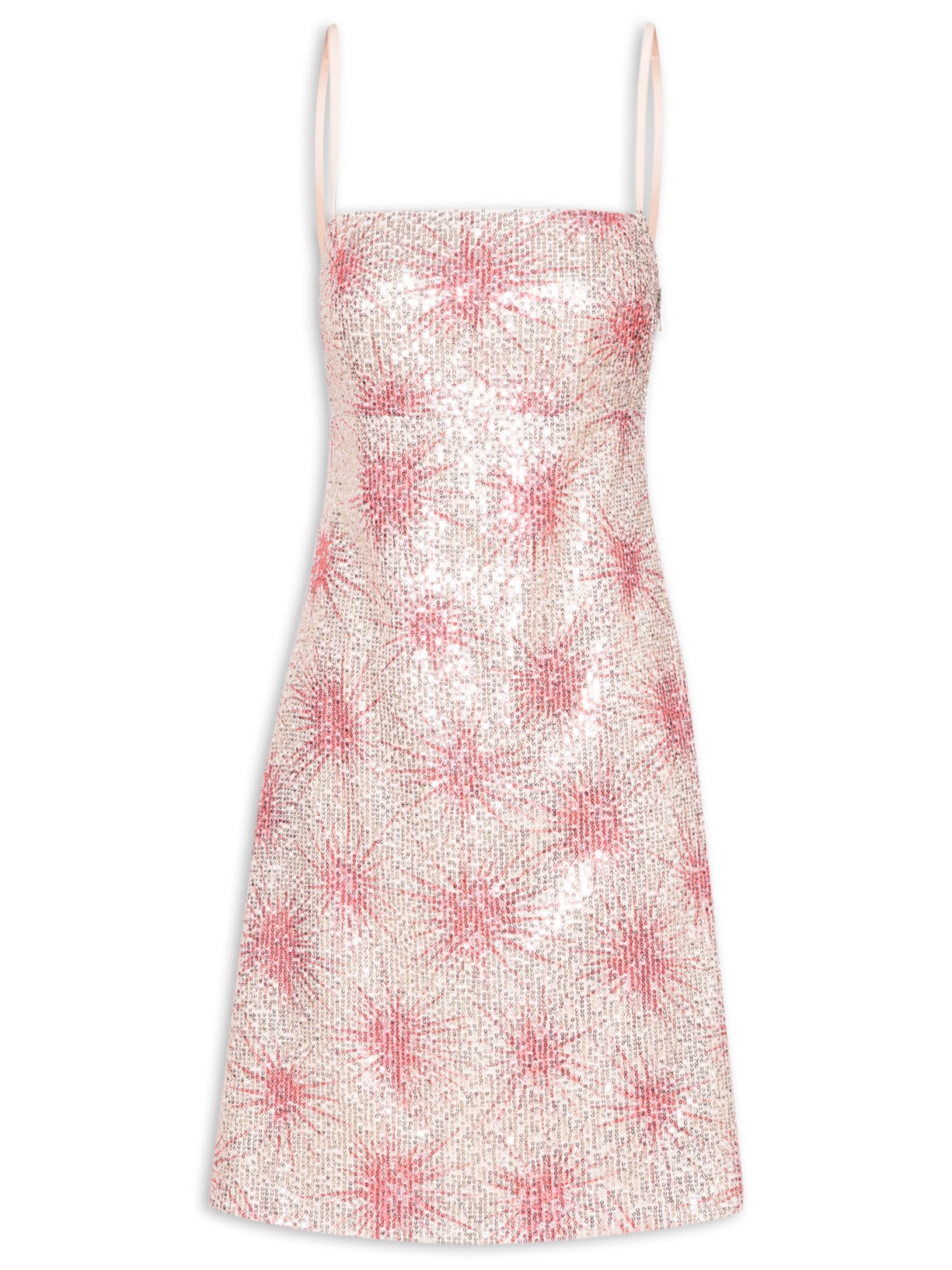 Vestido Paetê Solar Samy - Rosa