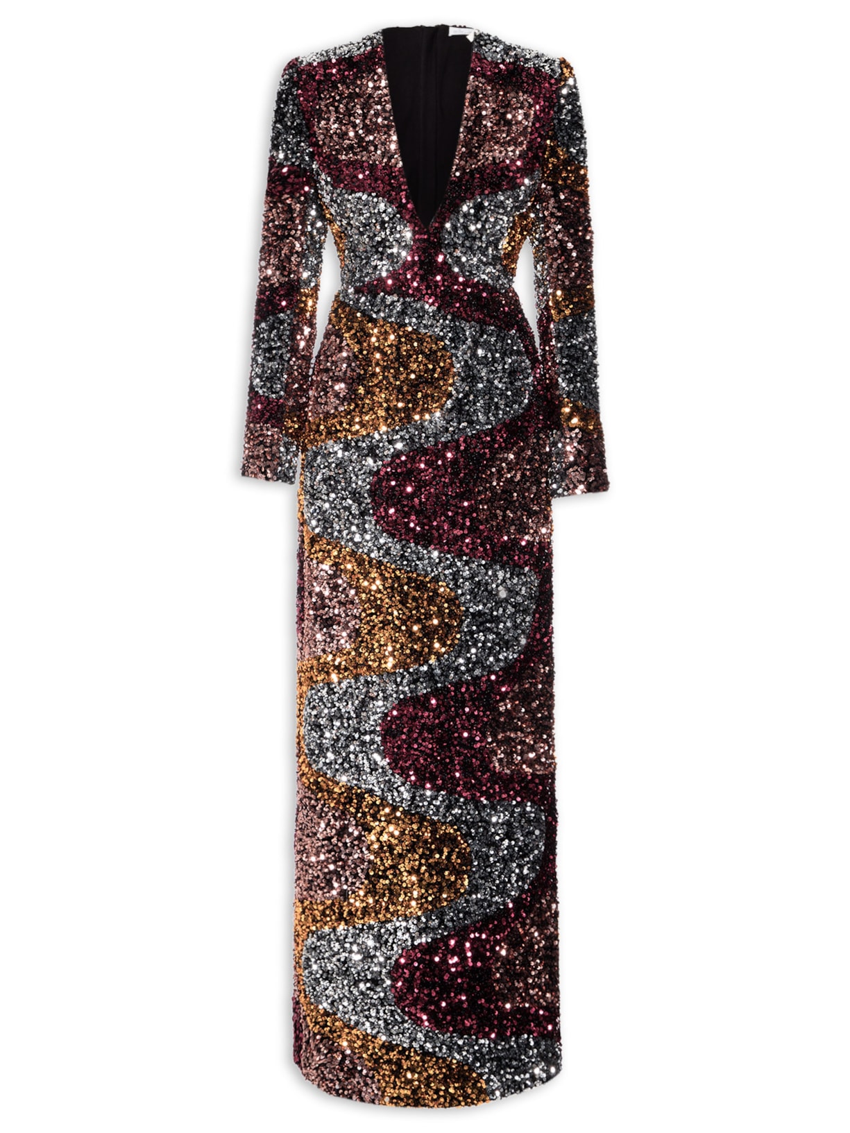 Vestido Paetê Velvet Pietra - Rosa