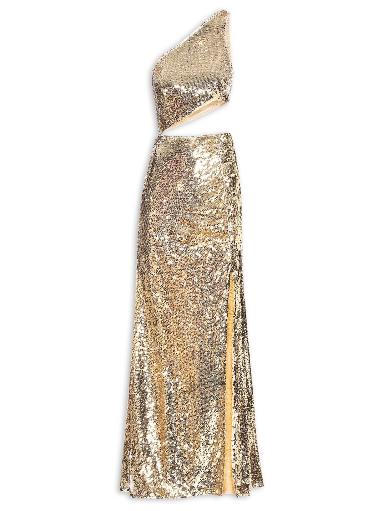 Vestido Paetê Vicky - Dourado