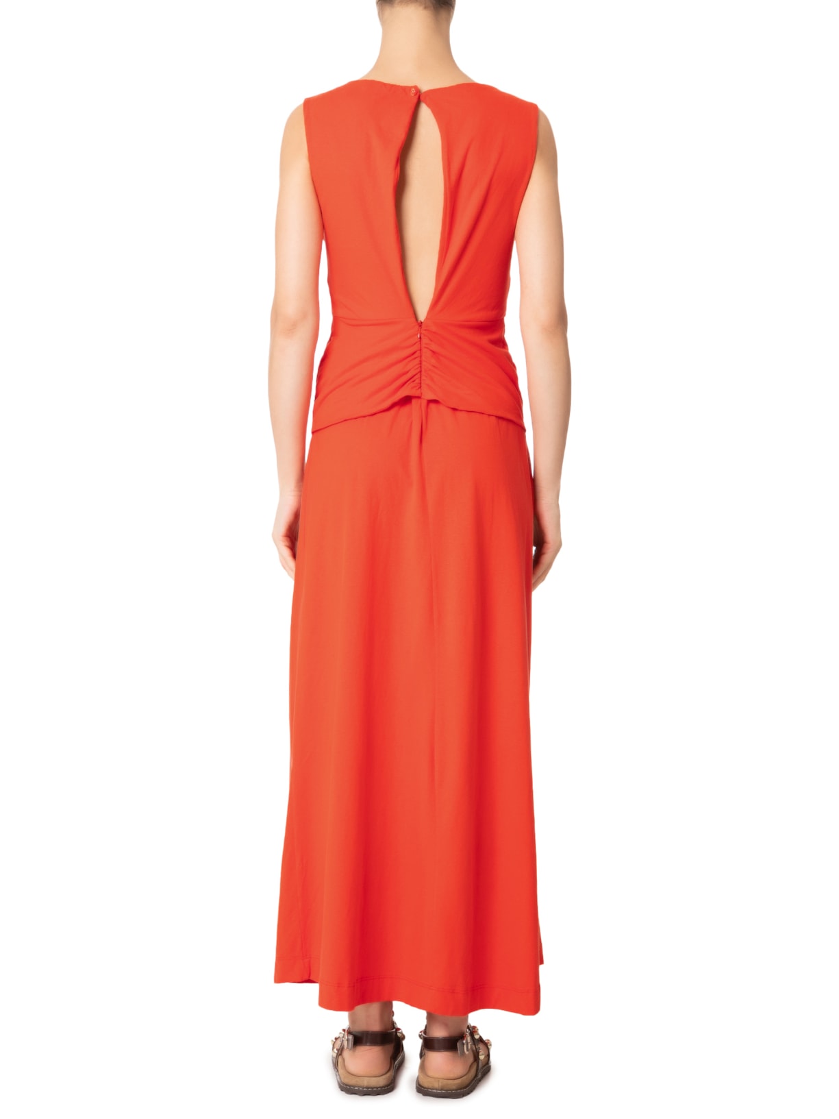 Vestido Pala Franzida Vermelho Dress To