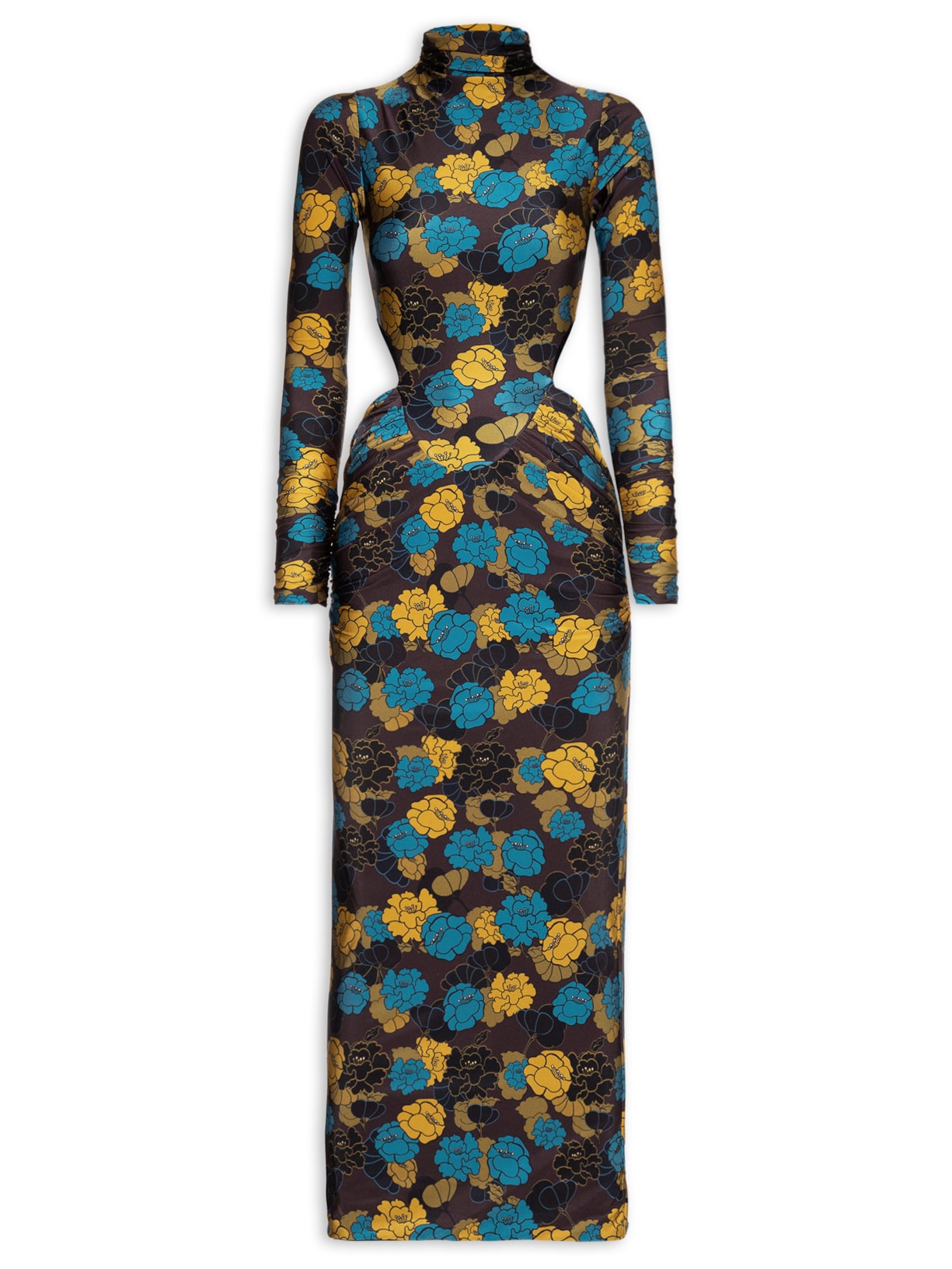 Vestido Pamela Floral Bloom Azul August Swim