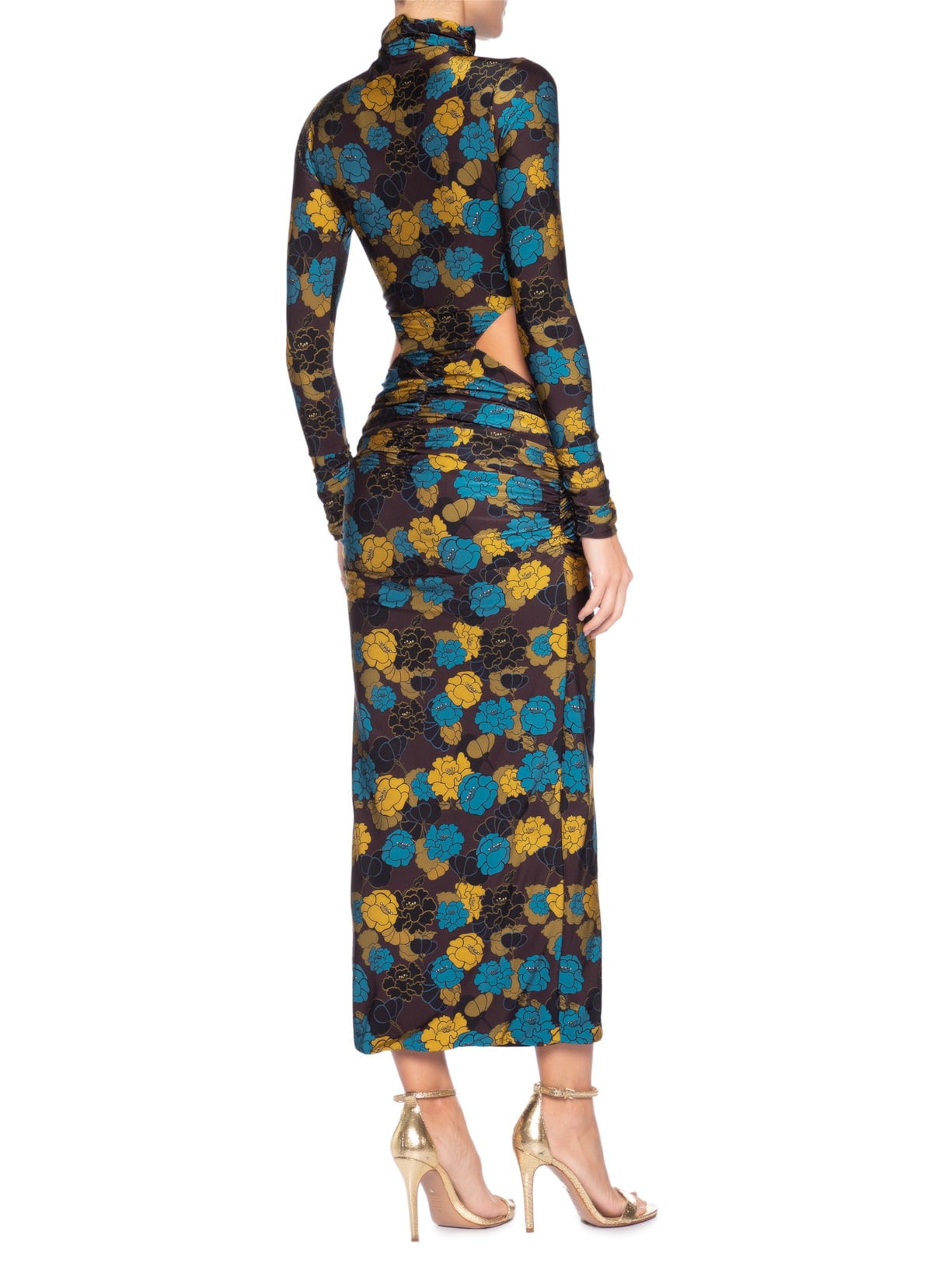 Vestido Pamela Floral Bloom Azul August Swim